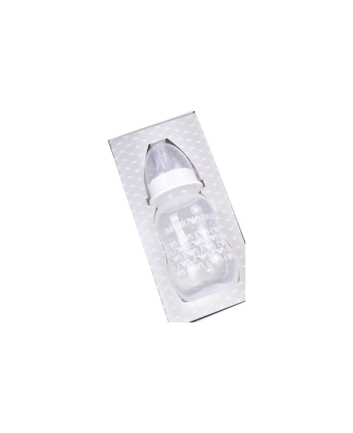 Emporio Armani Small Bottle With Logo Print - White