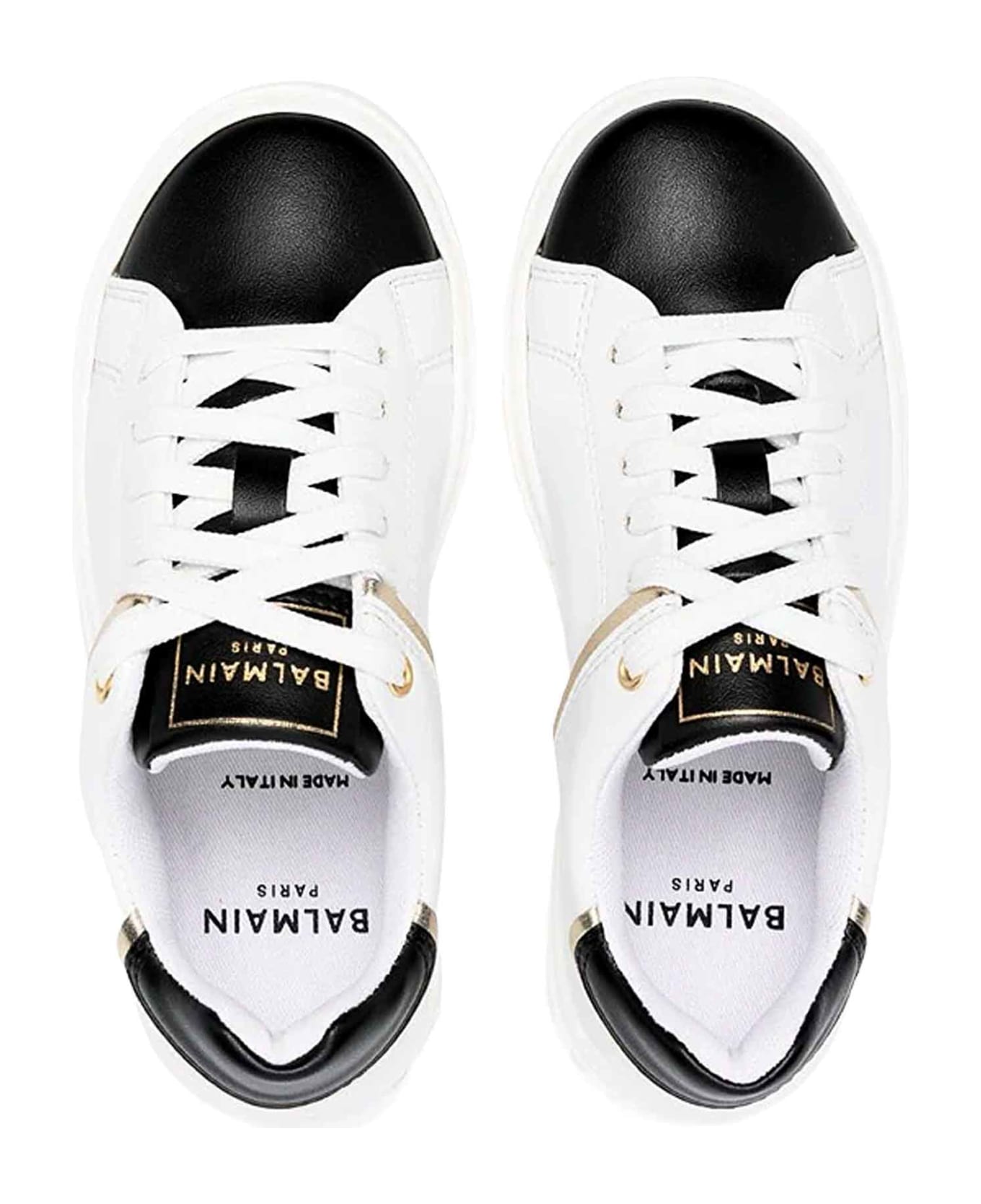 Balmain White Sneakers Boy - Bianco