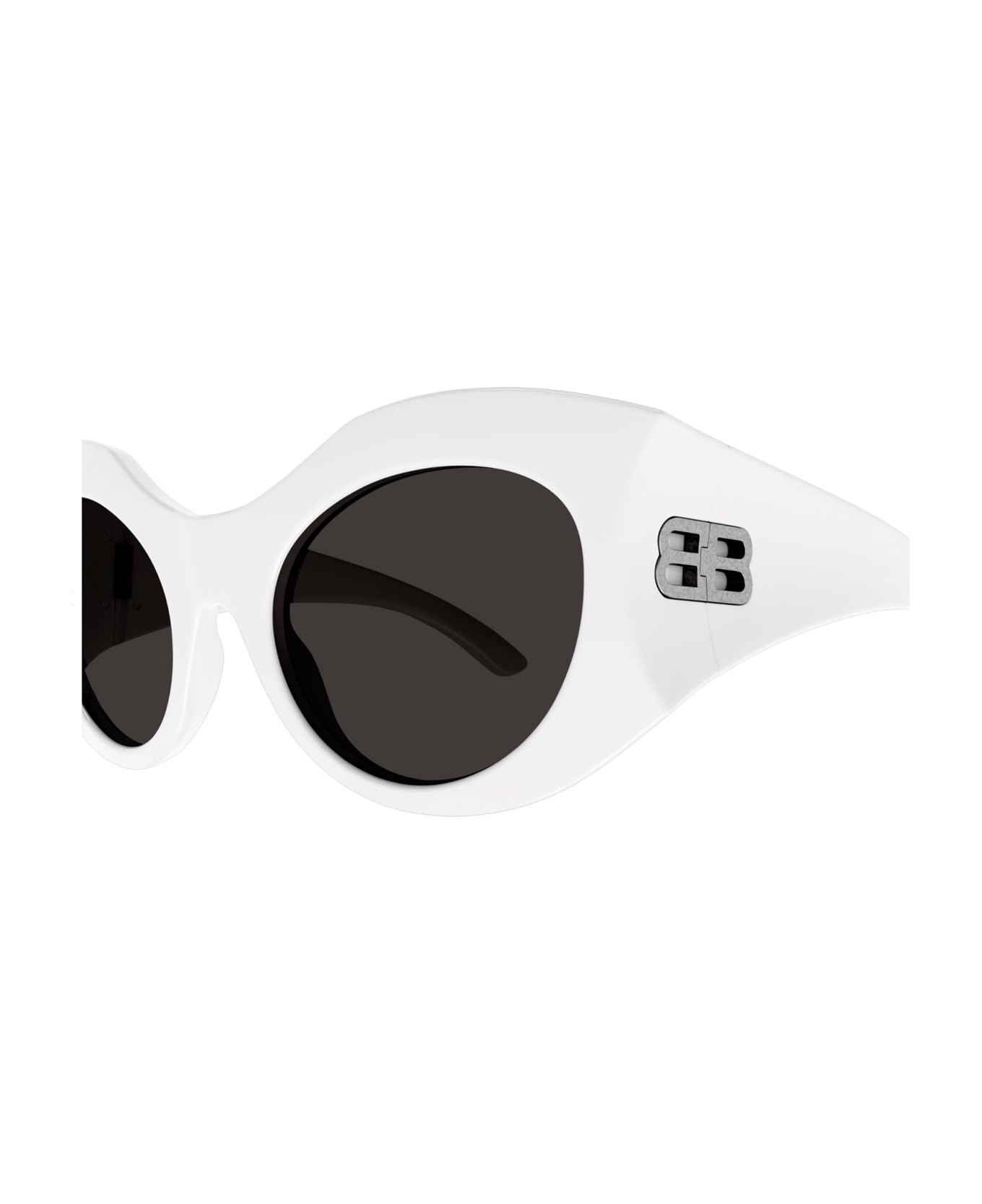 Balenciaga Eyewear BB0256S Sunglasses - White White Grey