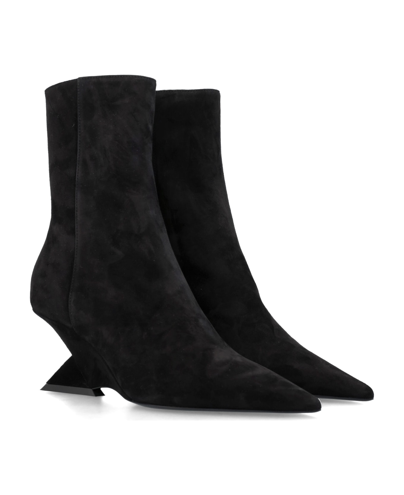 The Attico Cheope Ankle Boots 60 - BLACK