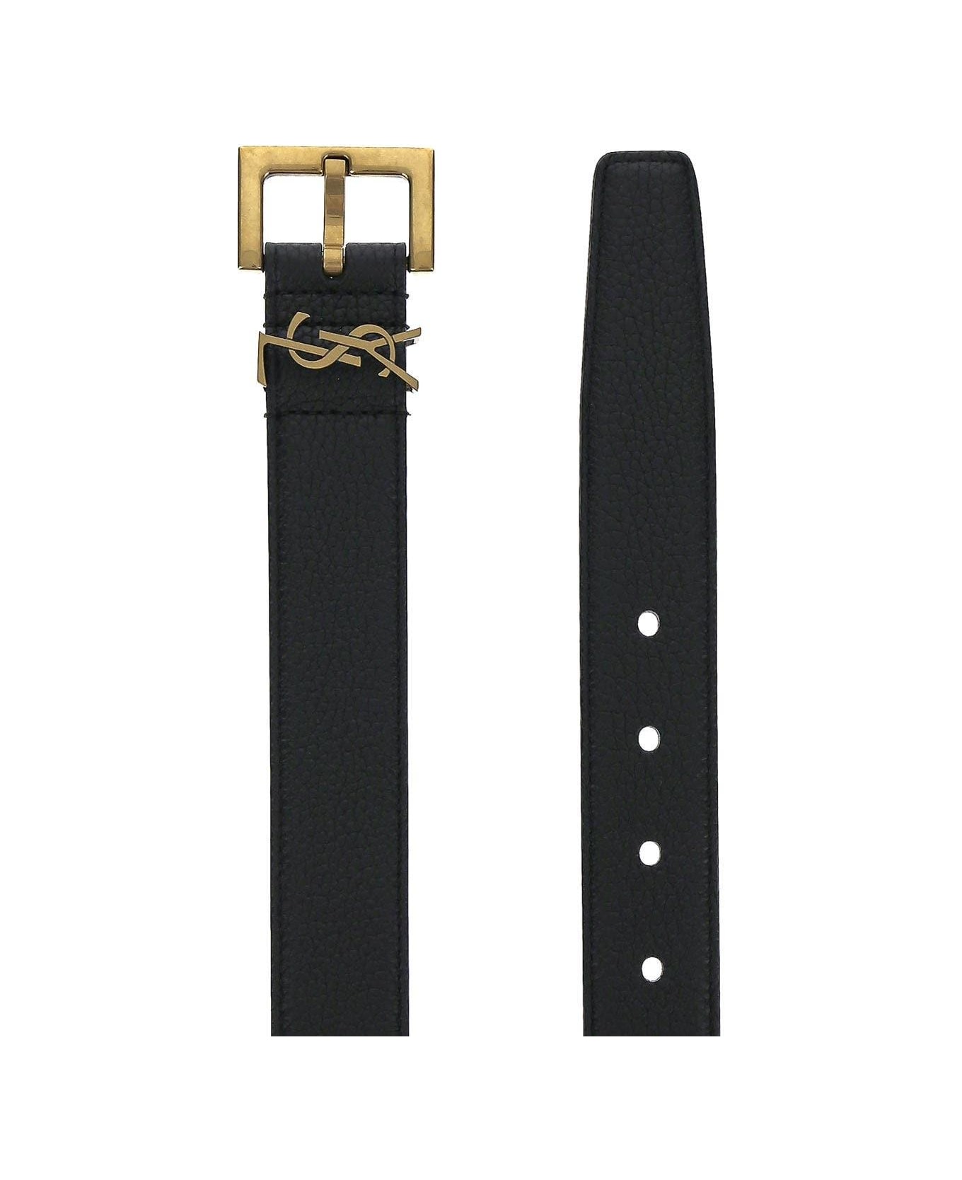 Saint Laurent Black Belt - Black