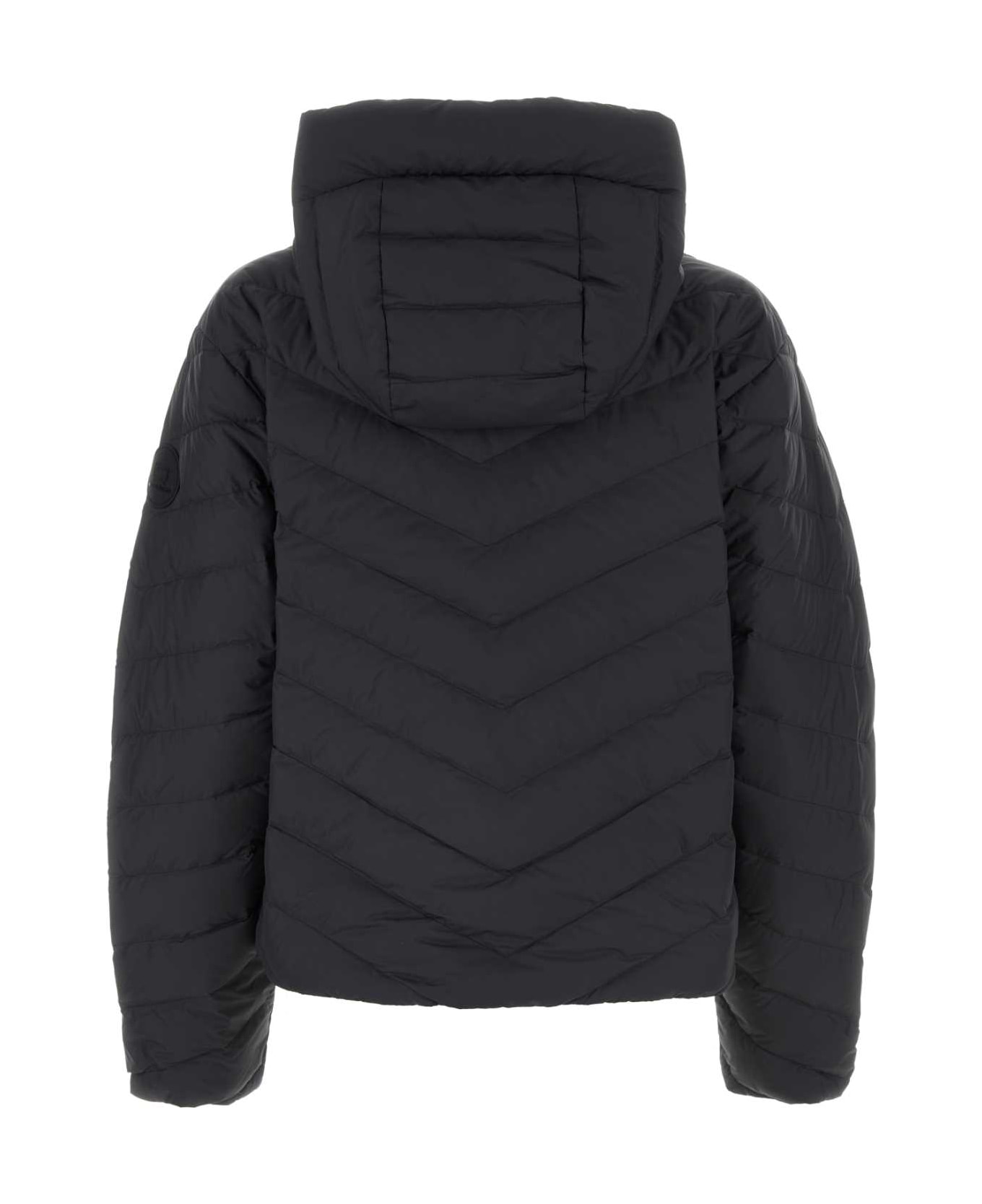 Woolrich Black Polyester Down Jacket - Black ダウンジャケット