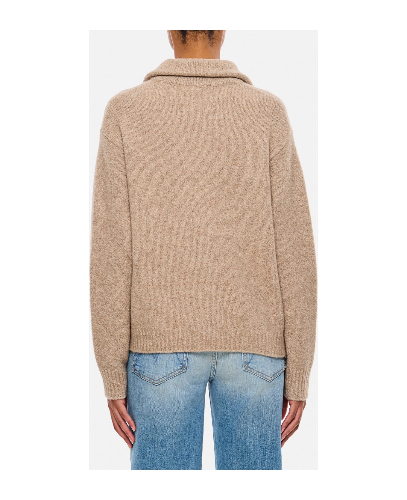 Lisa Yang Edda Cashmere Cardigan - Beige