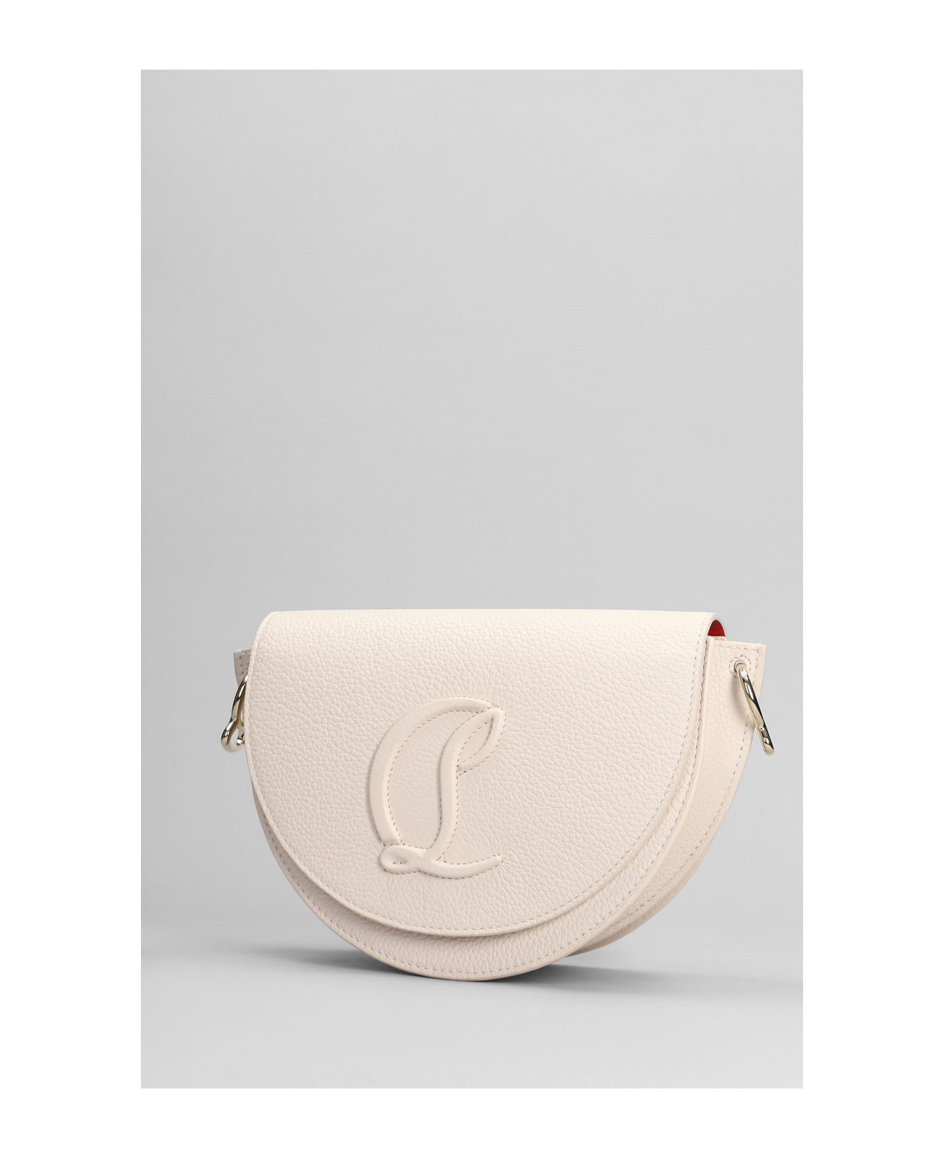 Christian Louboutin By My Side Shoulder Bag In Rose-pink Leather - rose-pink