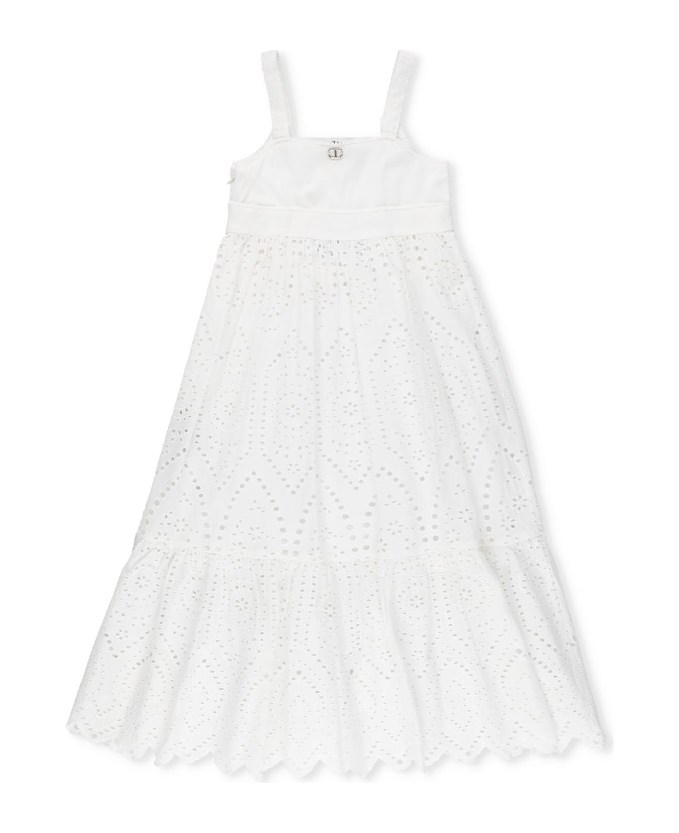 TwinSet Lace Dress - White