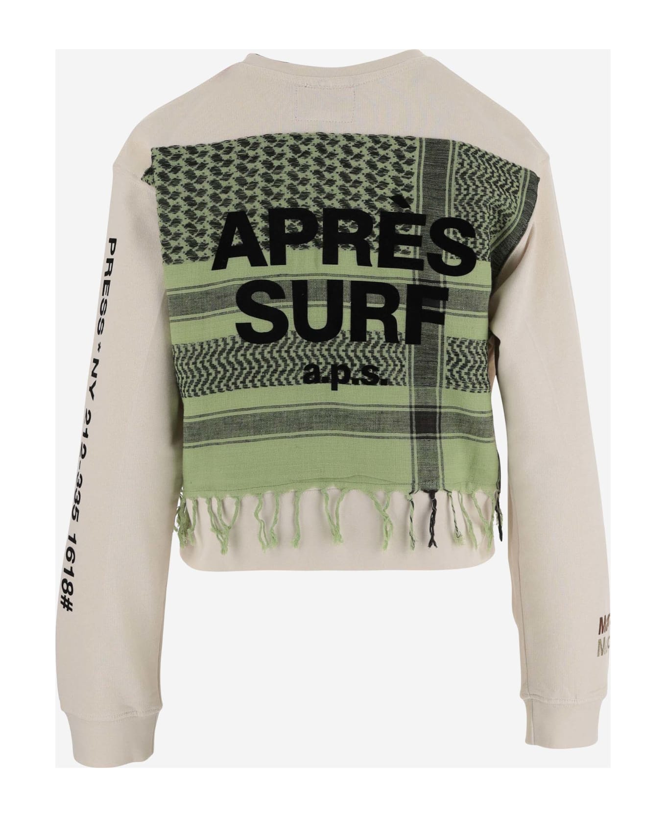 Apres Surf Cotton Sweatshirt With Logo - Red フリース