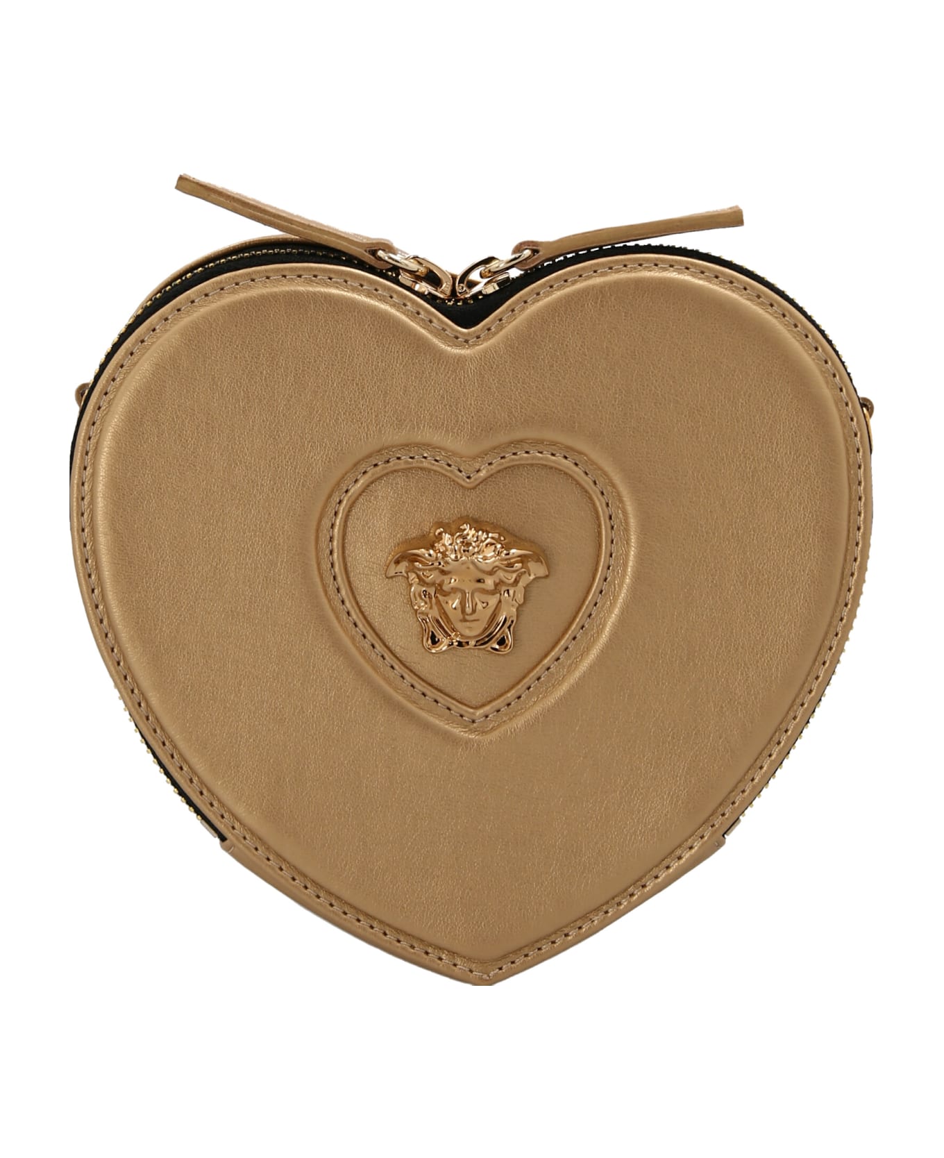 Versace 'medusa' Crossbody Bag - Gold