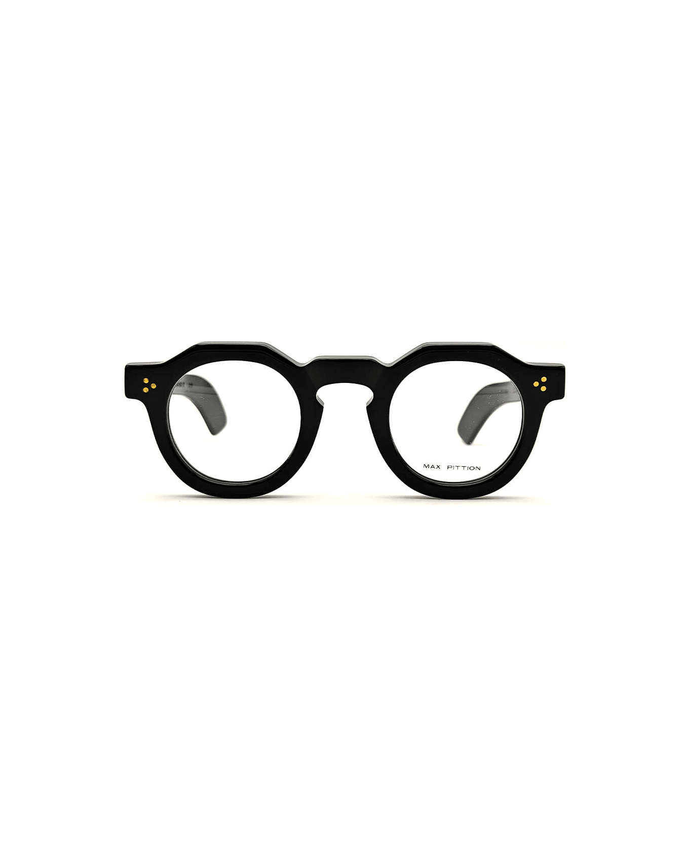 Max Pittion Hugo 44 X 28 - Piano Black Rx Glasses - Black