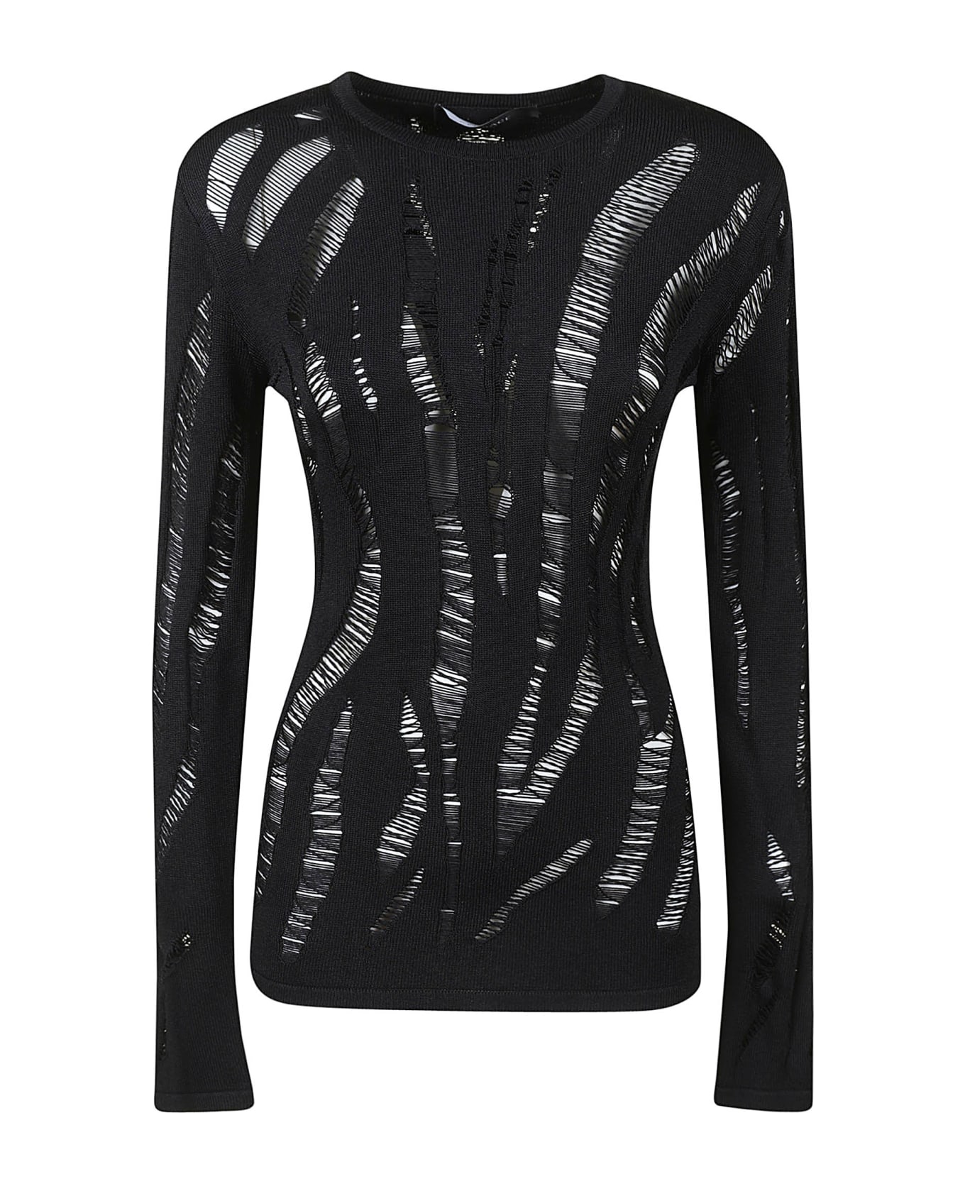 Versace Grunge Sweater - Black ニットウェア