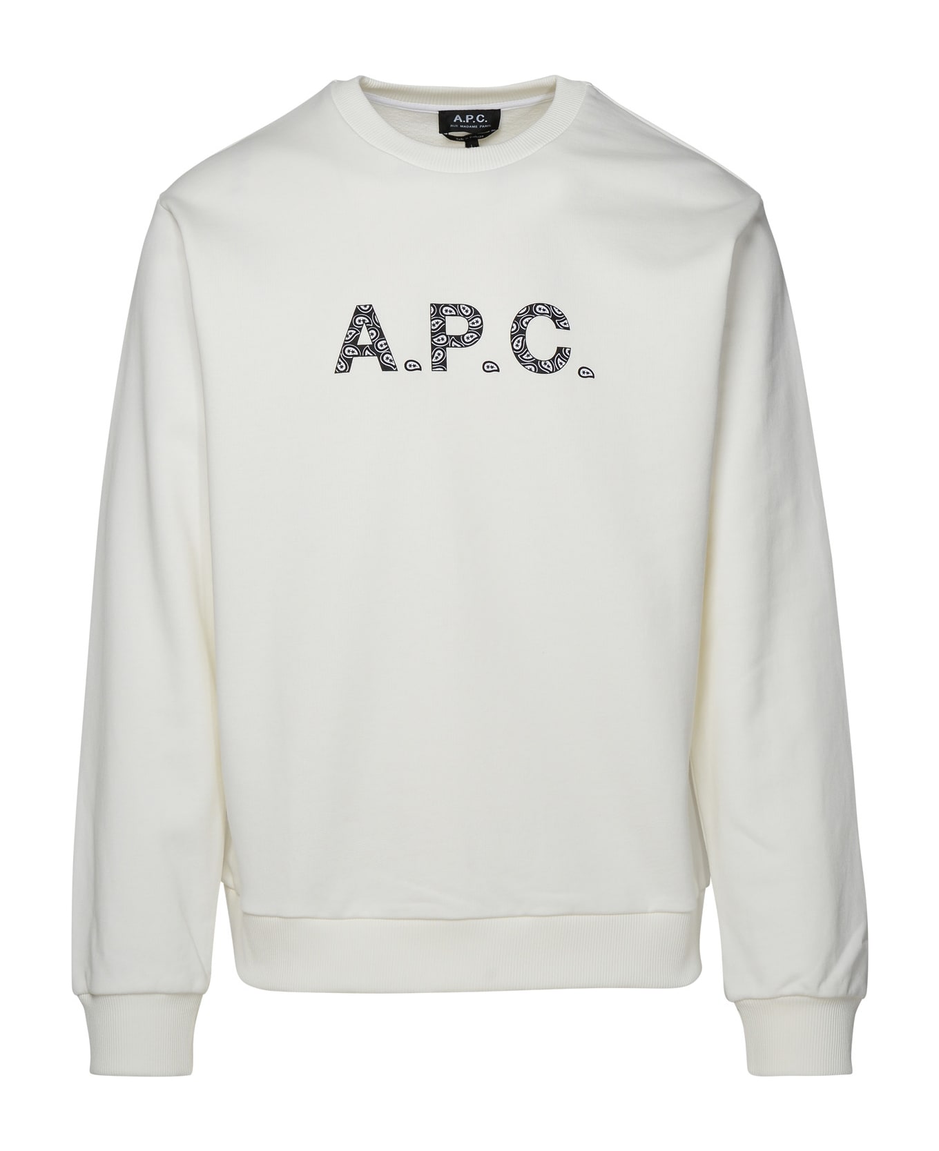 A.P.C. Timothy Sweatshirt - WHITE BLACK