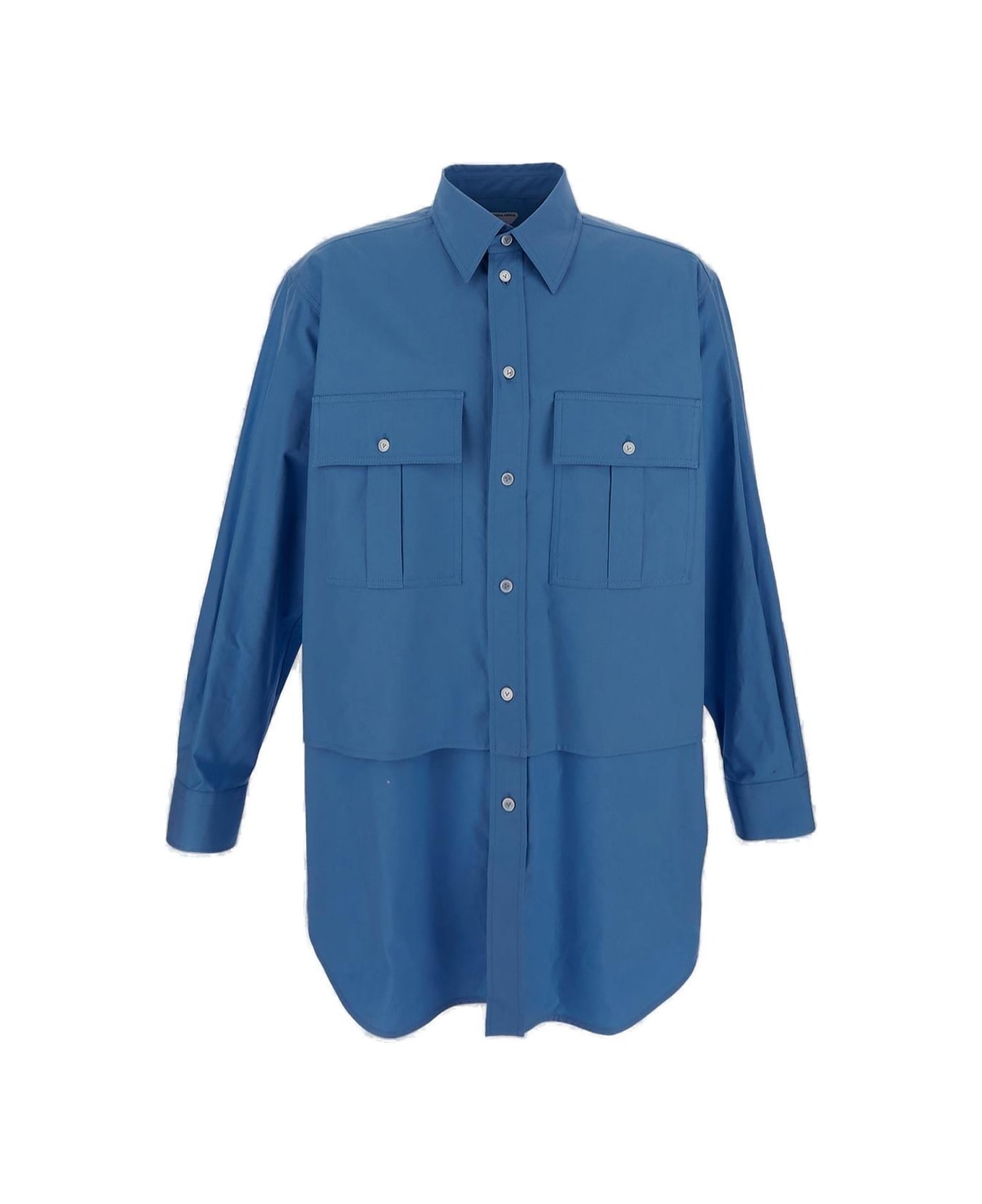 Bottega Veneta Double Layer Shirt - LIGHT BLUE シャツ