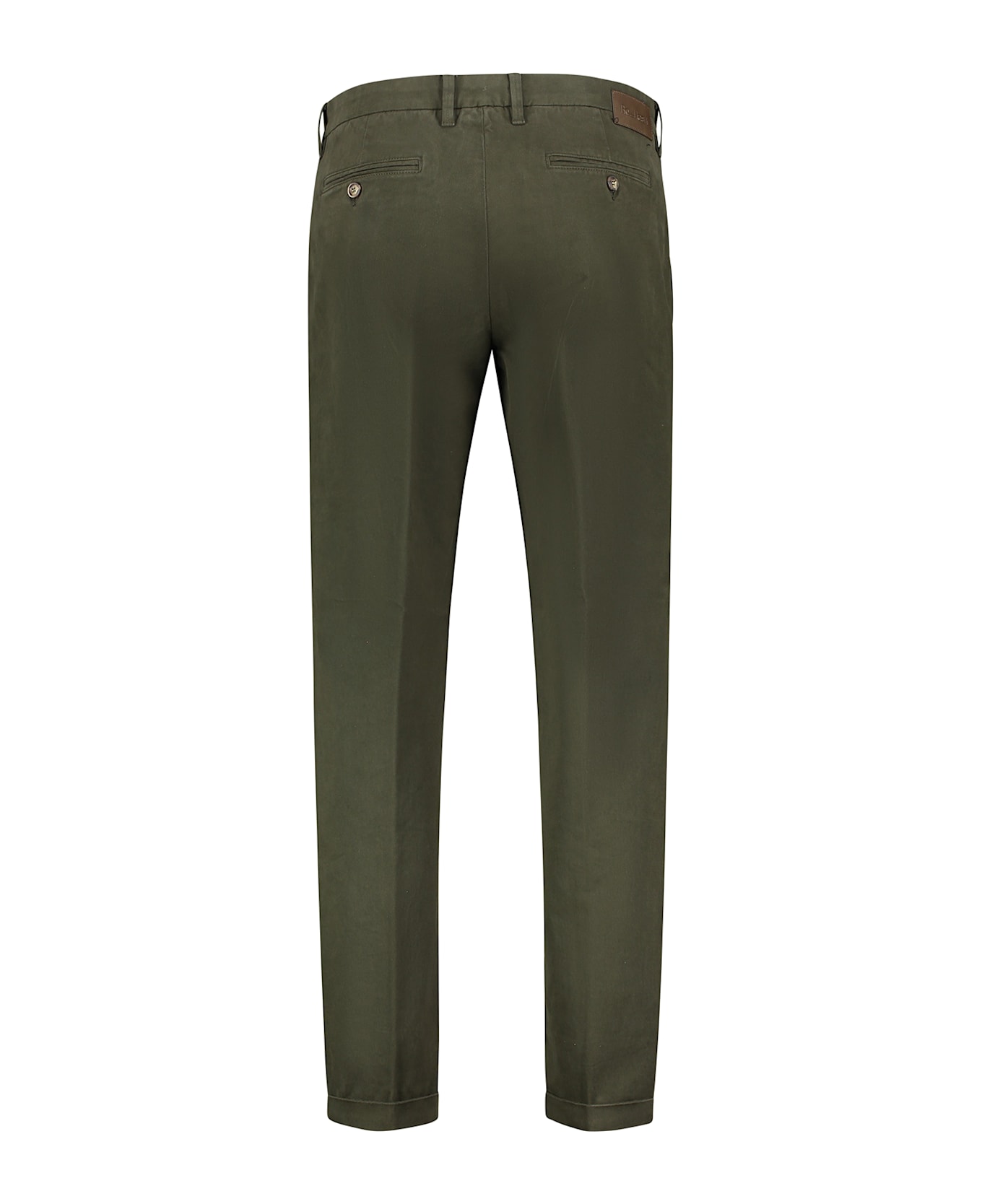 Re-HasH Men's Military Green Trousers - MILITARE