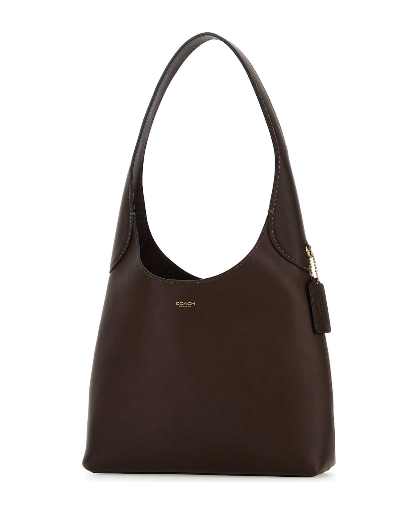 Coach Chocolate Leather Brooklyn 28 Shoulder Bag - B4MAPLE