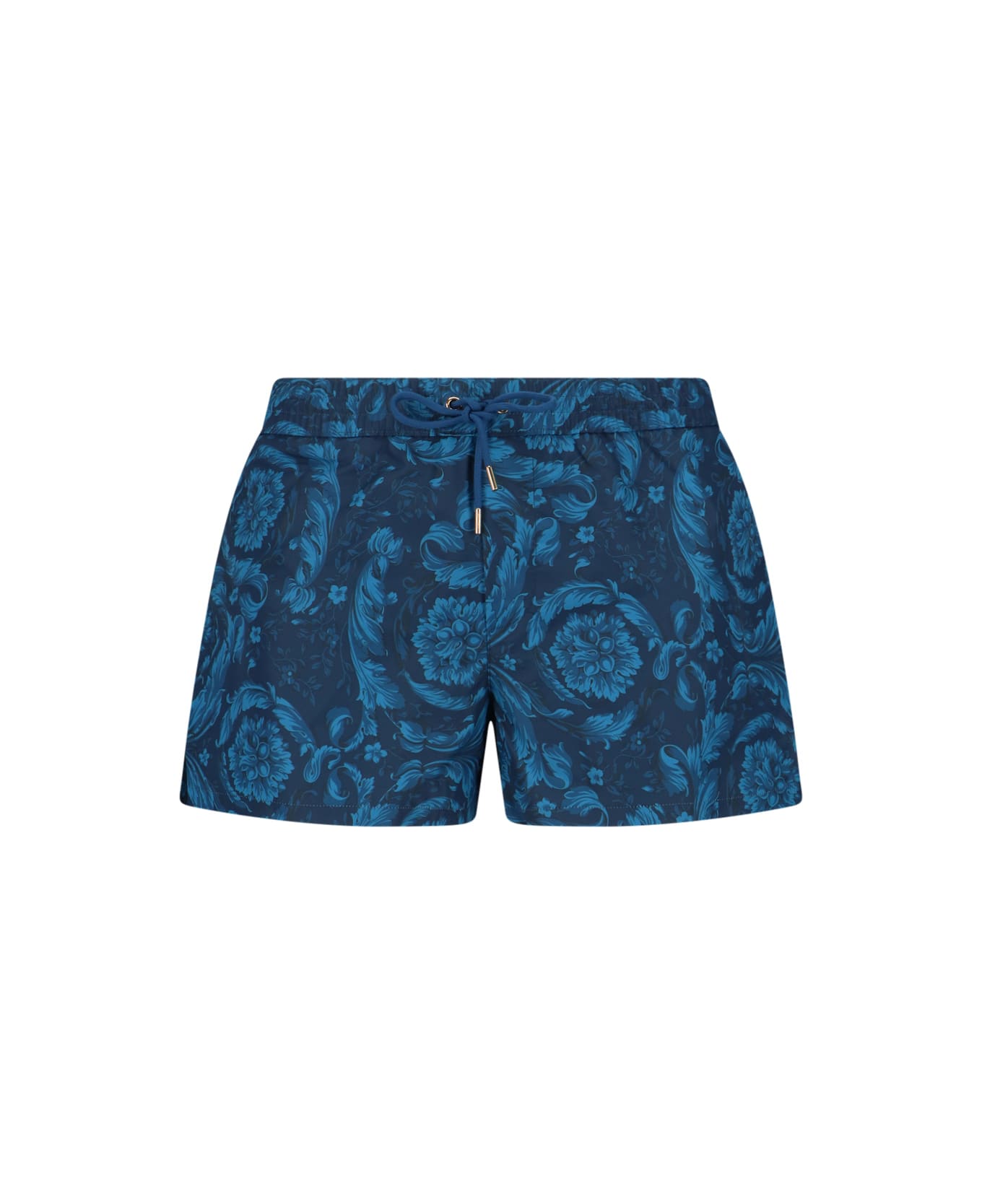 Versace 'barocco' Swim Shorts - Blue