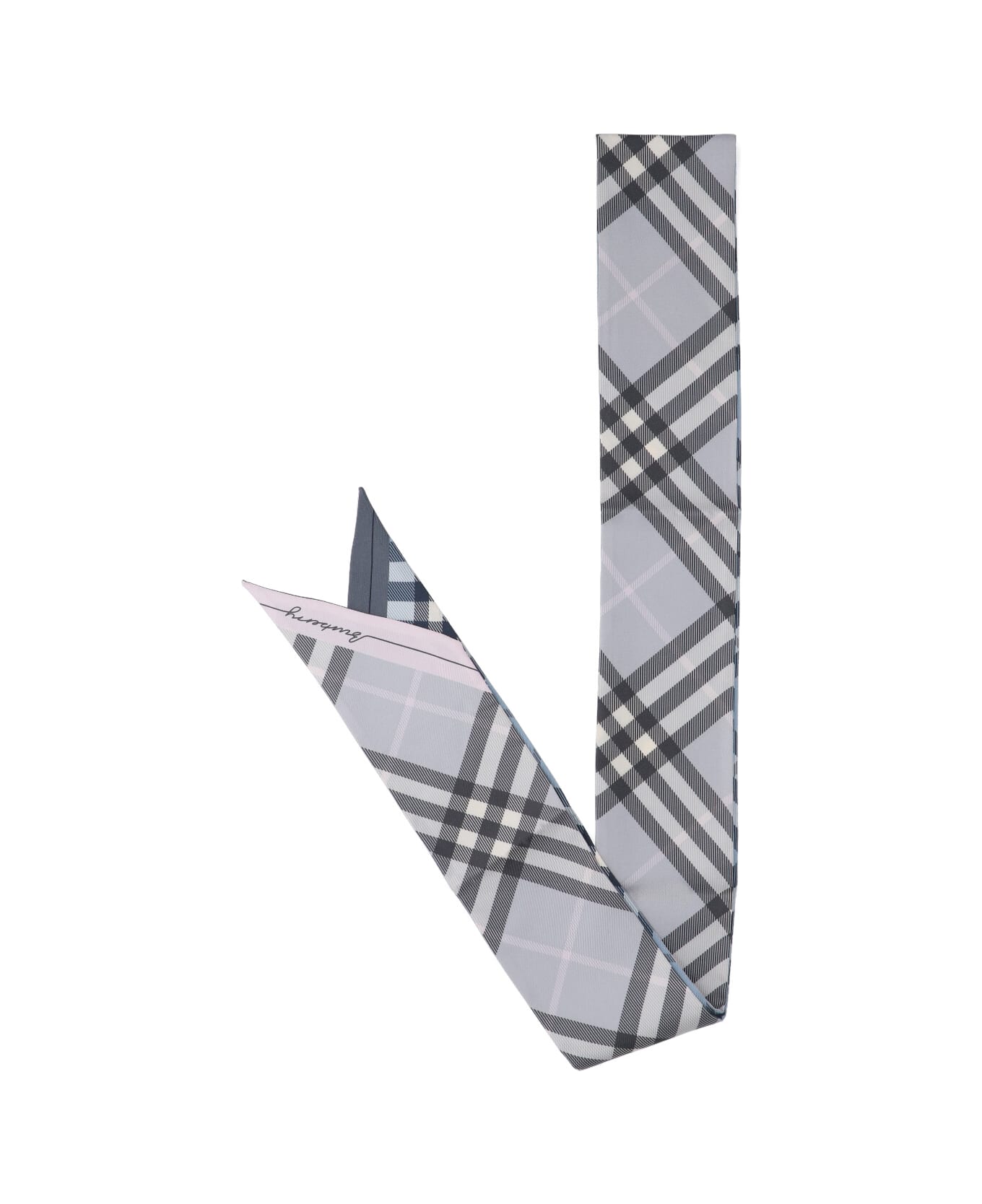 Burberry 
check
 Scarf - Gray