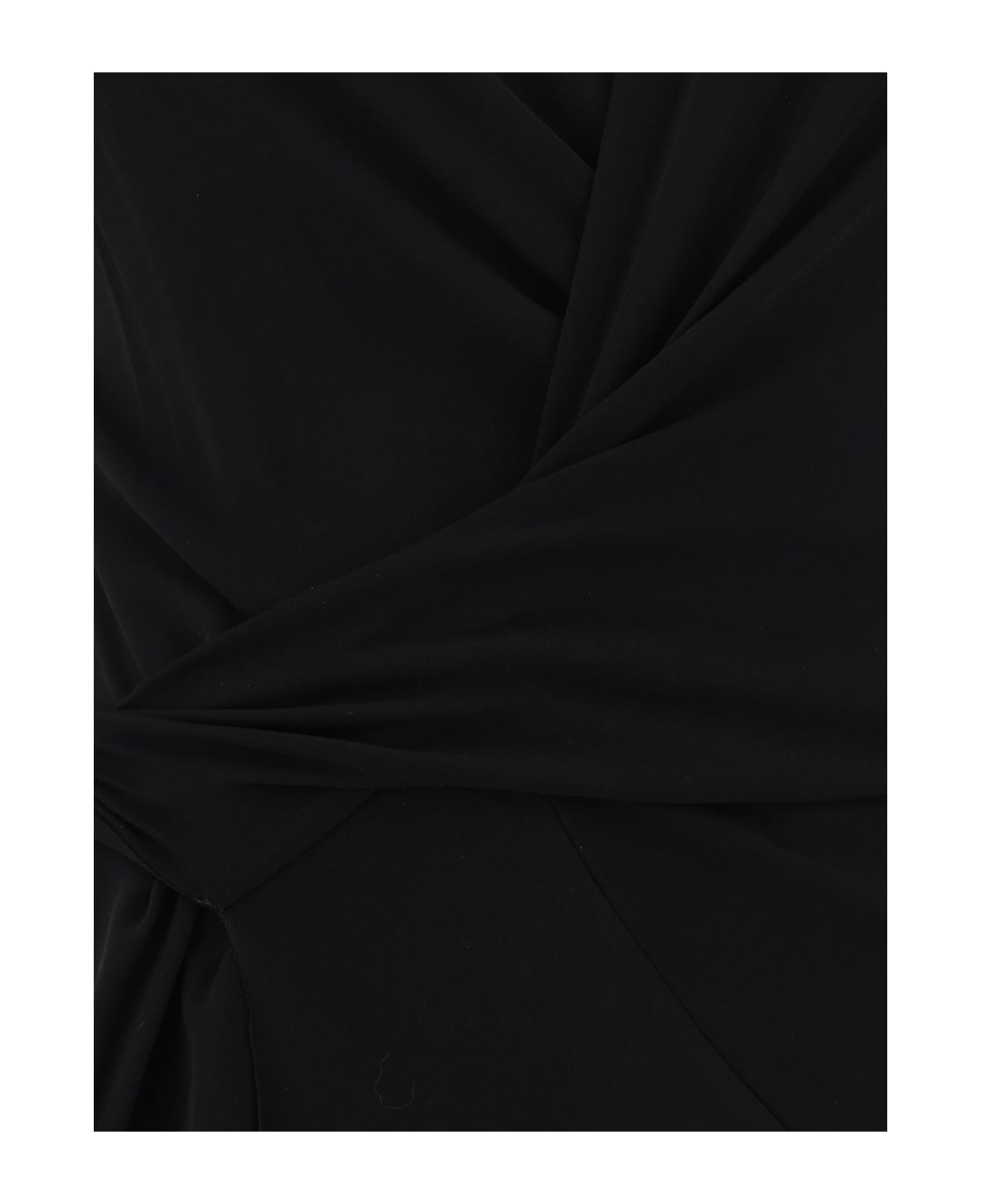 Rick Owens Wrap Dress - Black