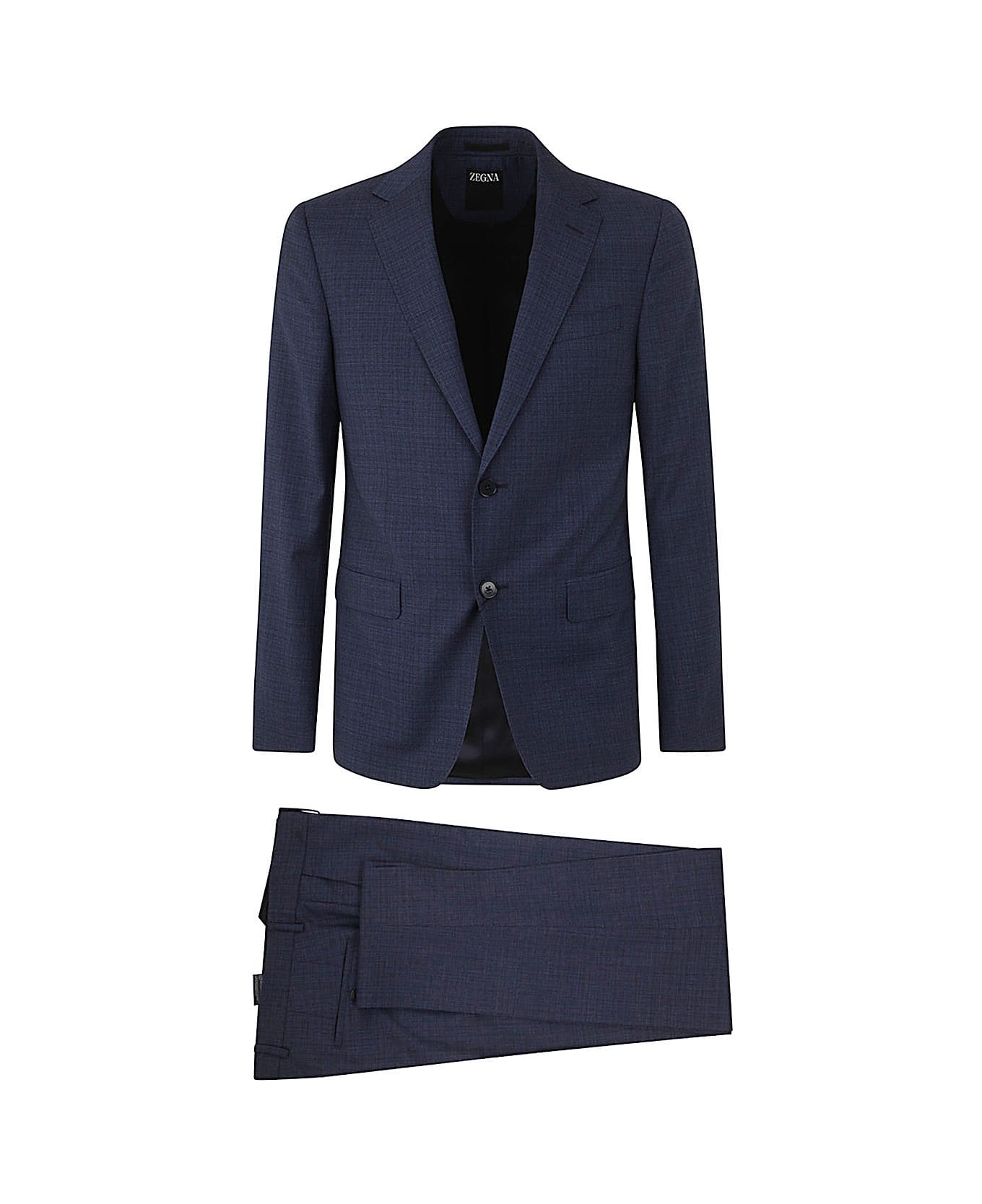 Zegna Pure Wool Suit - Blue スーツ
