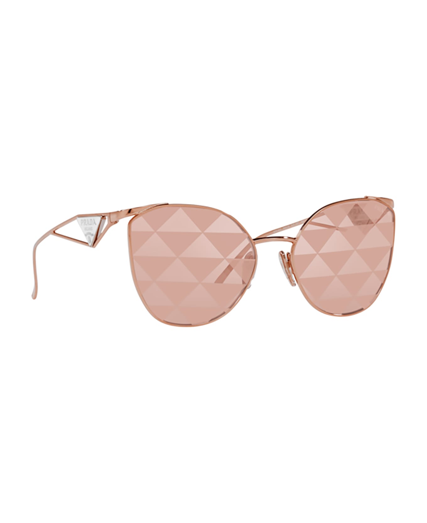Prada Eyewear Pr 50zs Pink Gold Sunglasses - Pink Gold