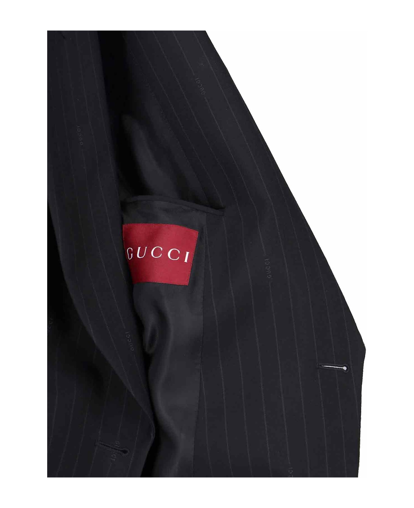 Gucci Double-breasted Blazer - Black  