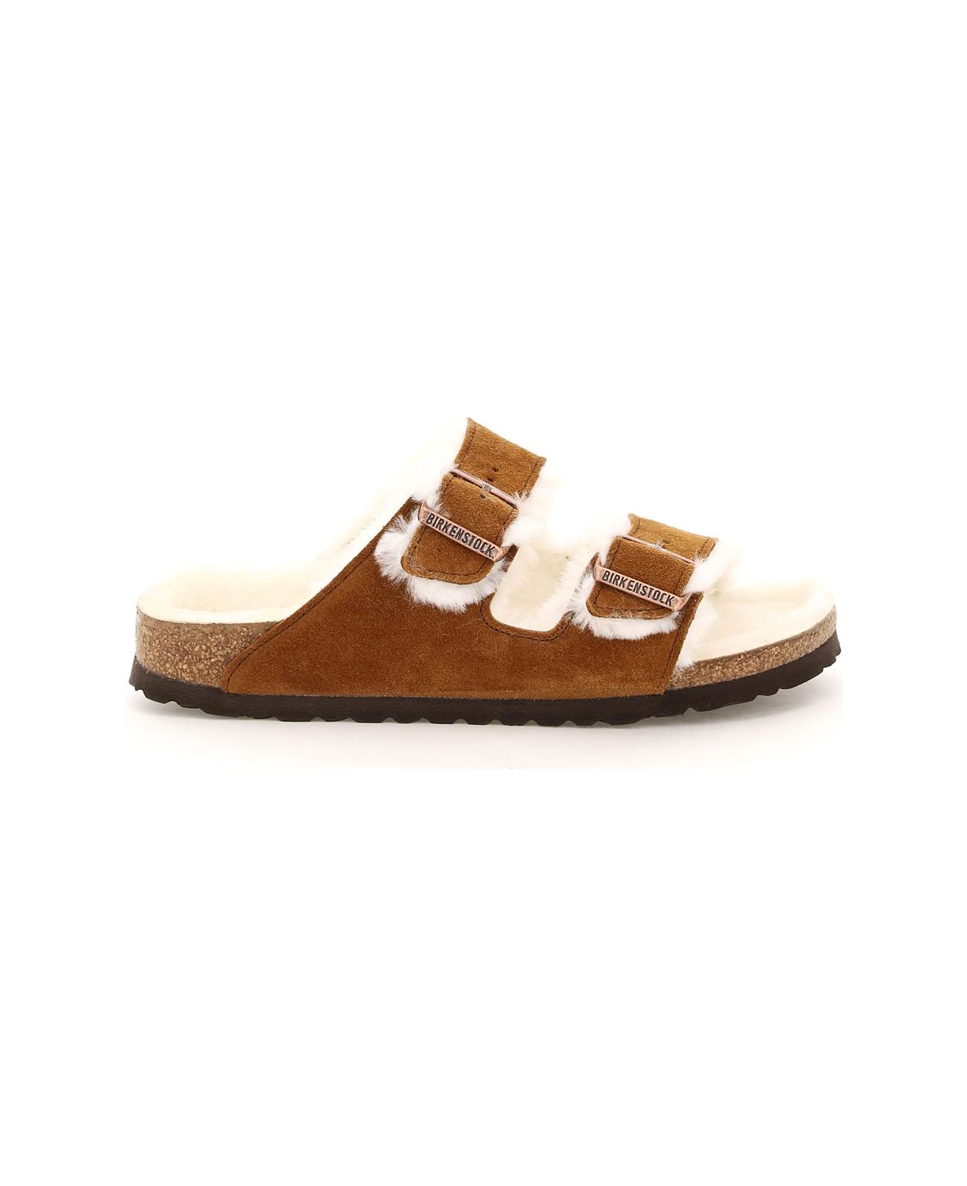Birkenstock Arizona Shearling Mules - Brown