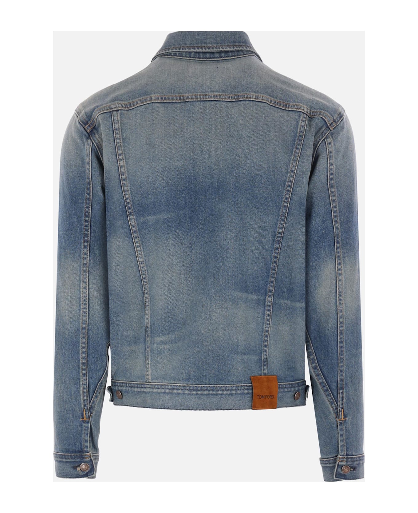 Icon Jacket In Denim - Thumbnail 3