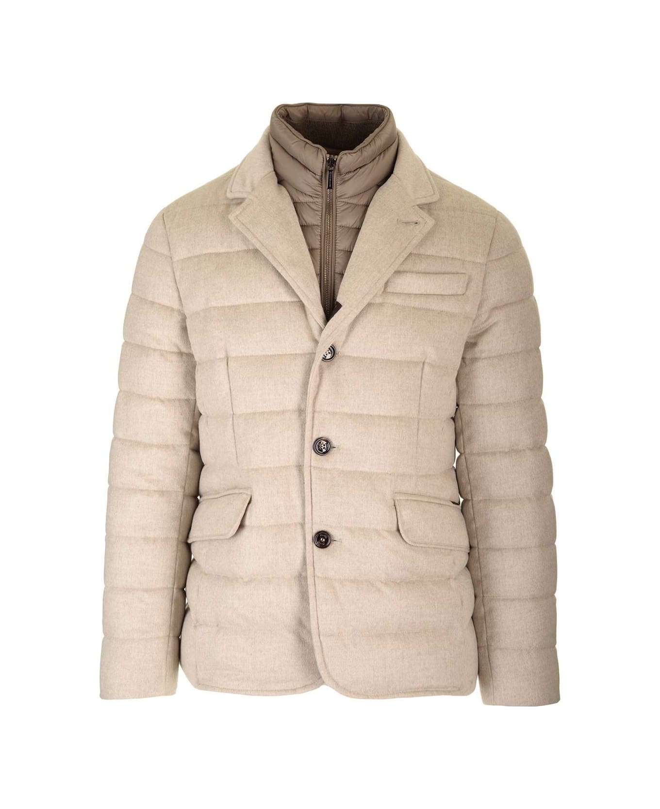 Moorer 'nomos-ls9' Jacket - Beige