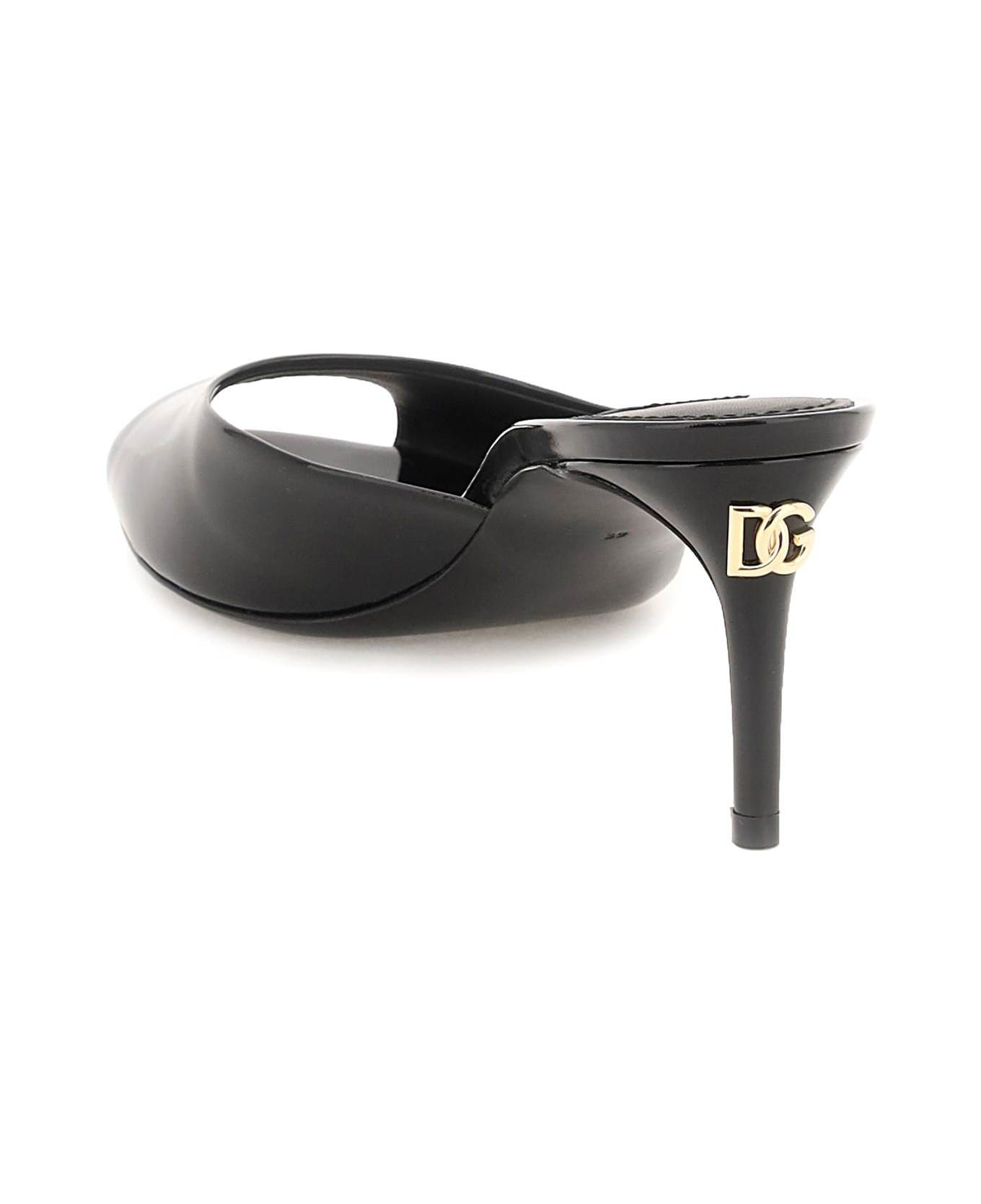 Dolce & Gabbana Slingback Sandal - NERO (Black)