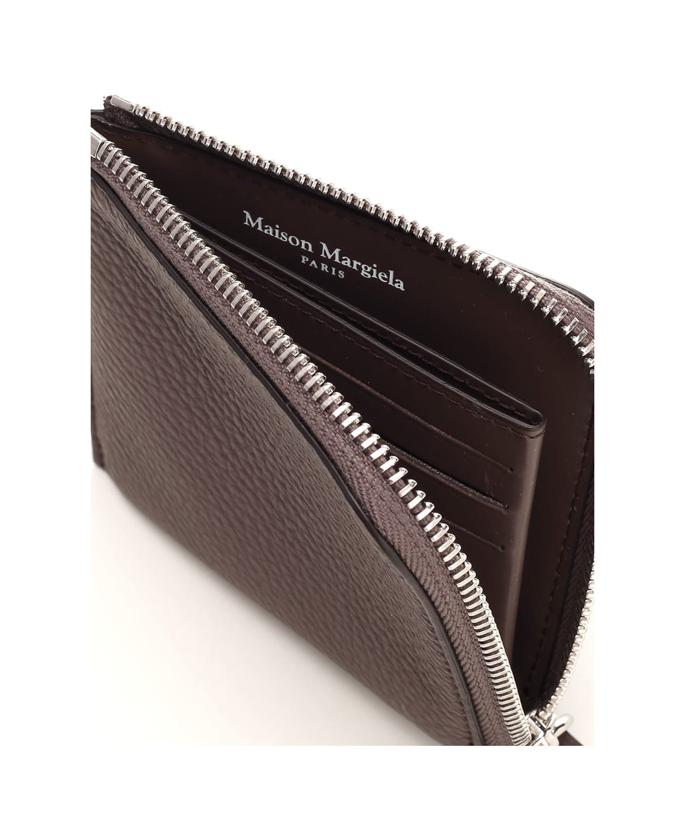 Maison Margiela Zip Around Wallet - Brown