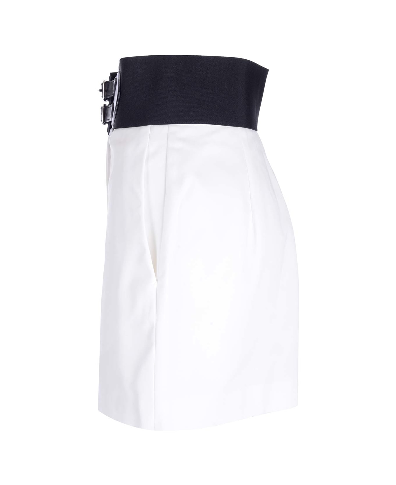 Alaia Belted Short - White