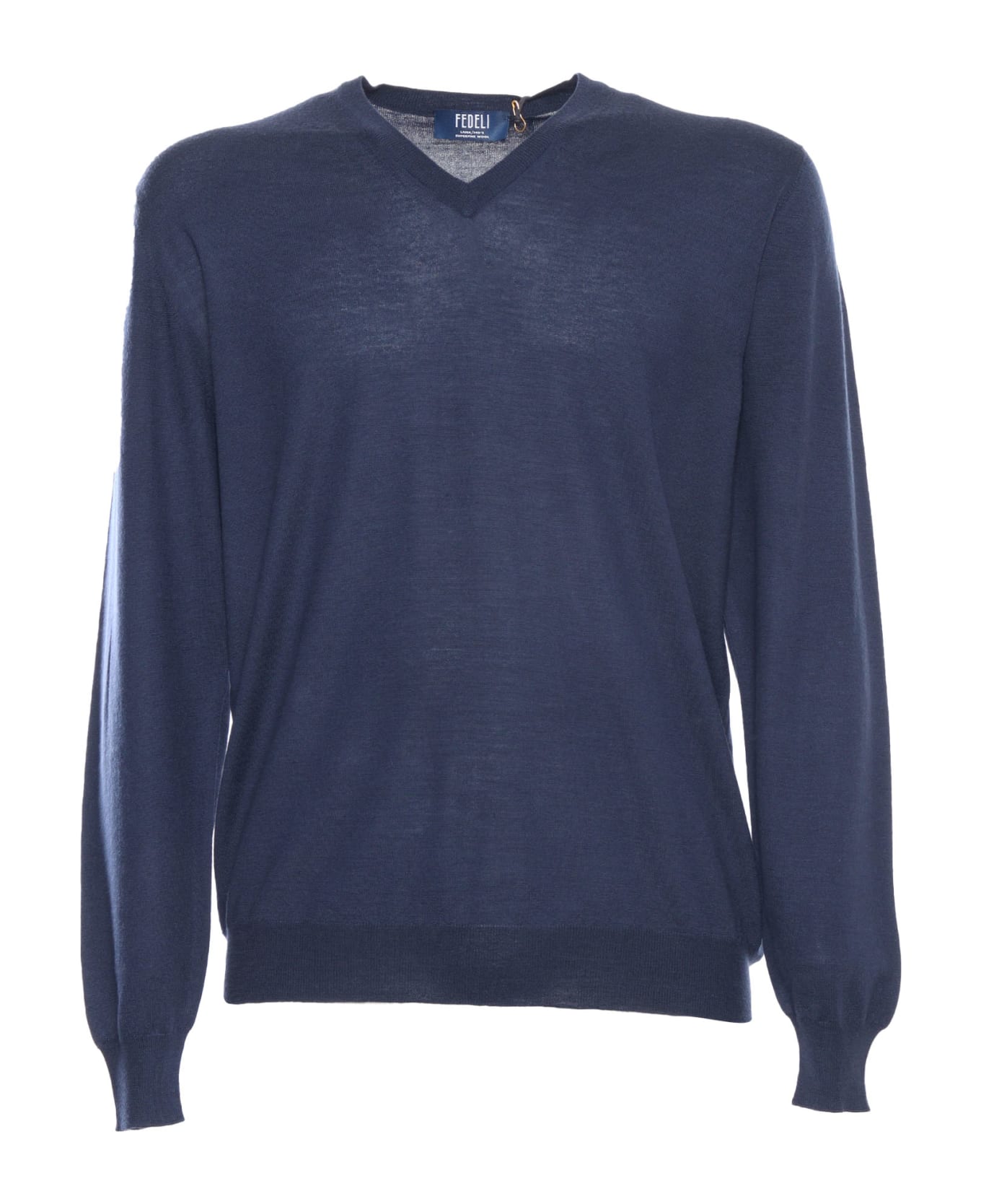Fedeli Blue Sweater - BLUE