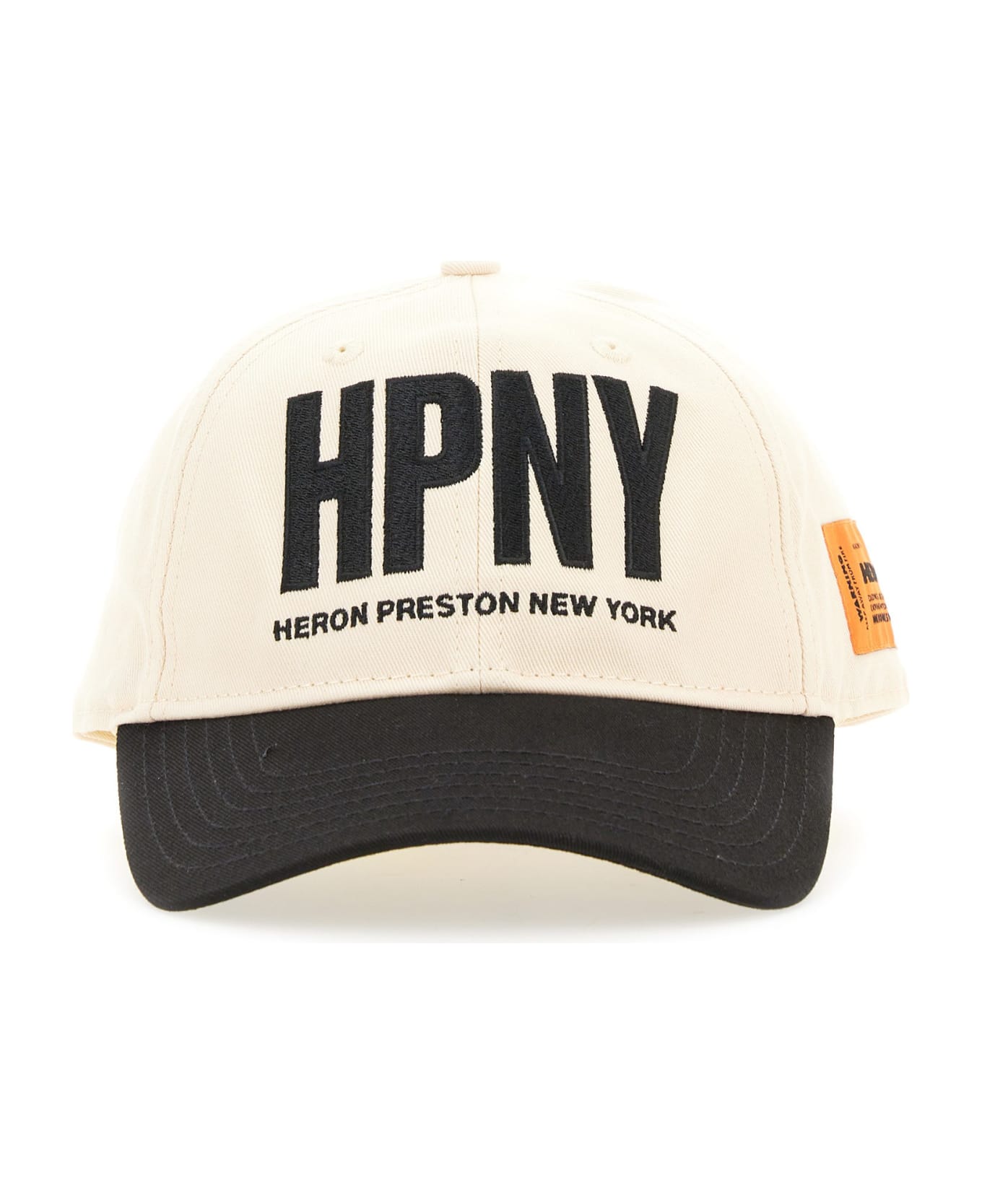 HERON PRESTON Baseball Hat With Logo Embroidery - BIANCO