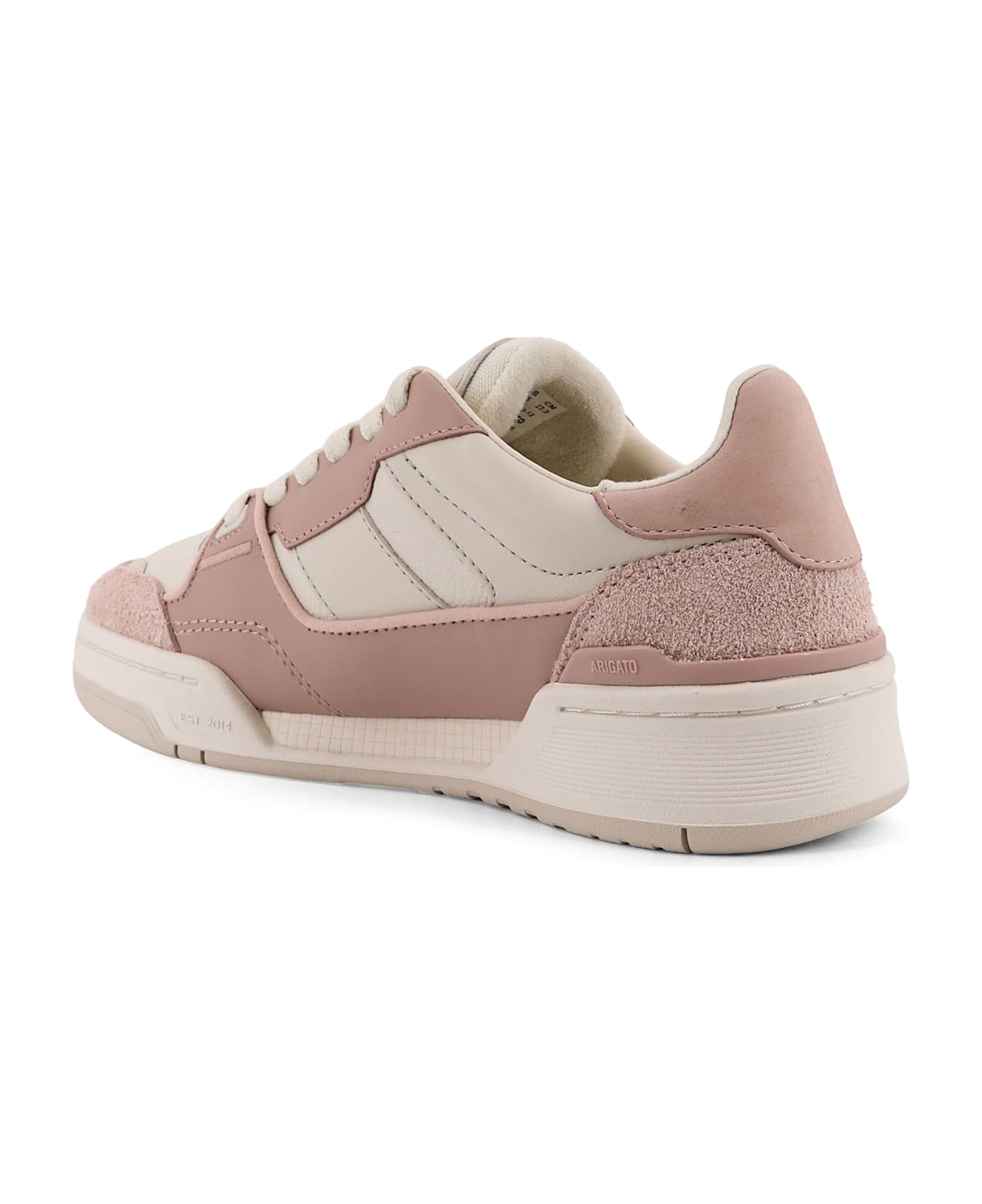 Axel Arigato Clay Low-top Suede And Leather Sneakers - Beige rosa