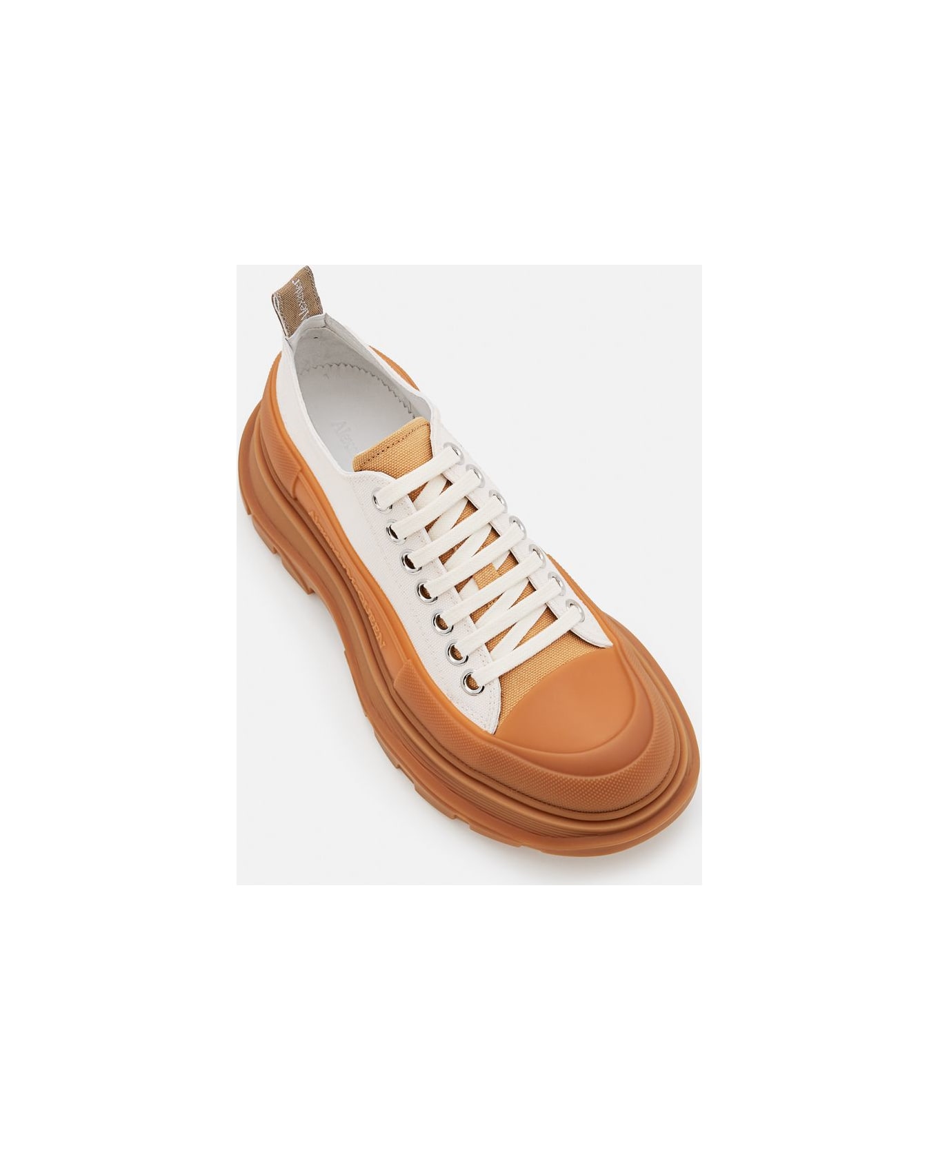 Alexander McQueen Tread Slick Lace-up Sneakers - Beige スニーカー