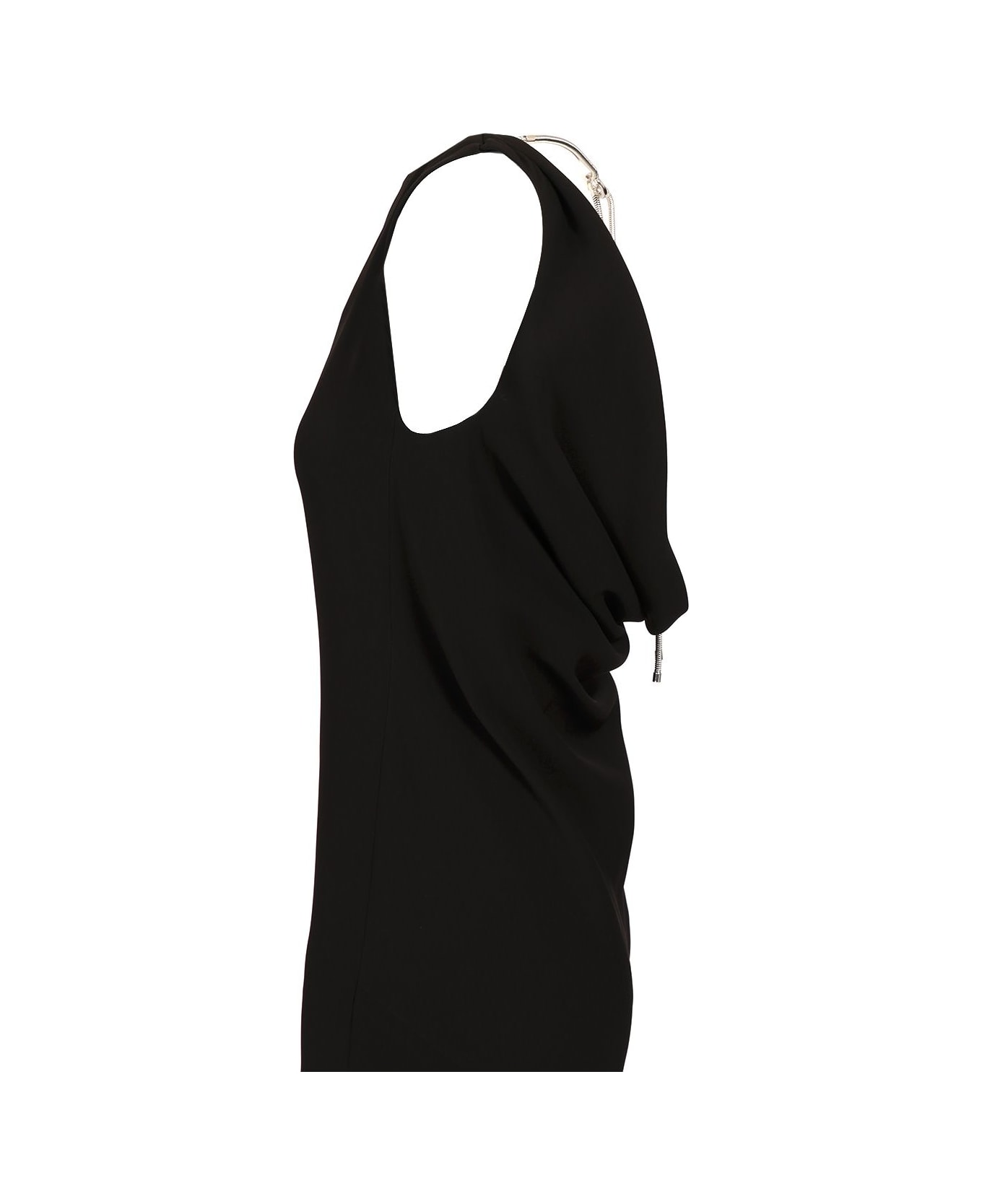 Max Mara Long Cady Dress - BLACK