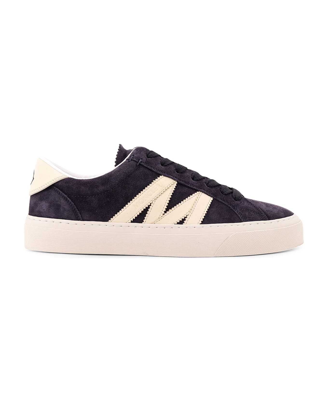 Moncler Low-top Leather Sneakers - Blue