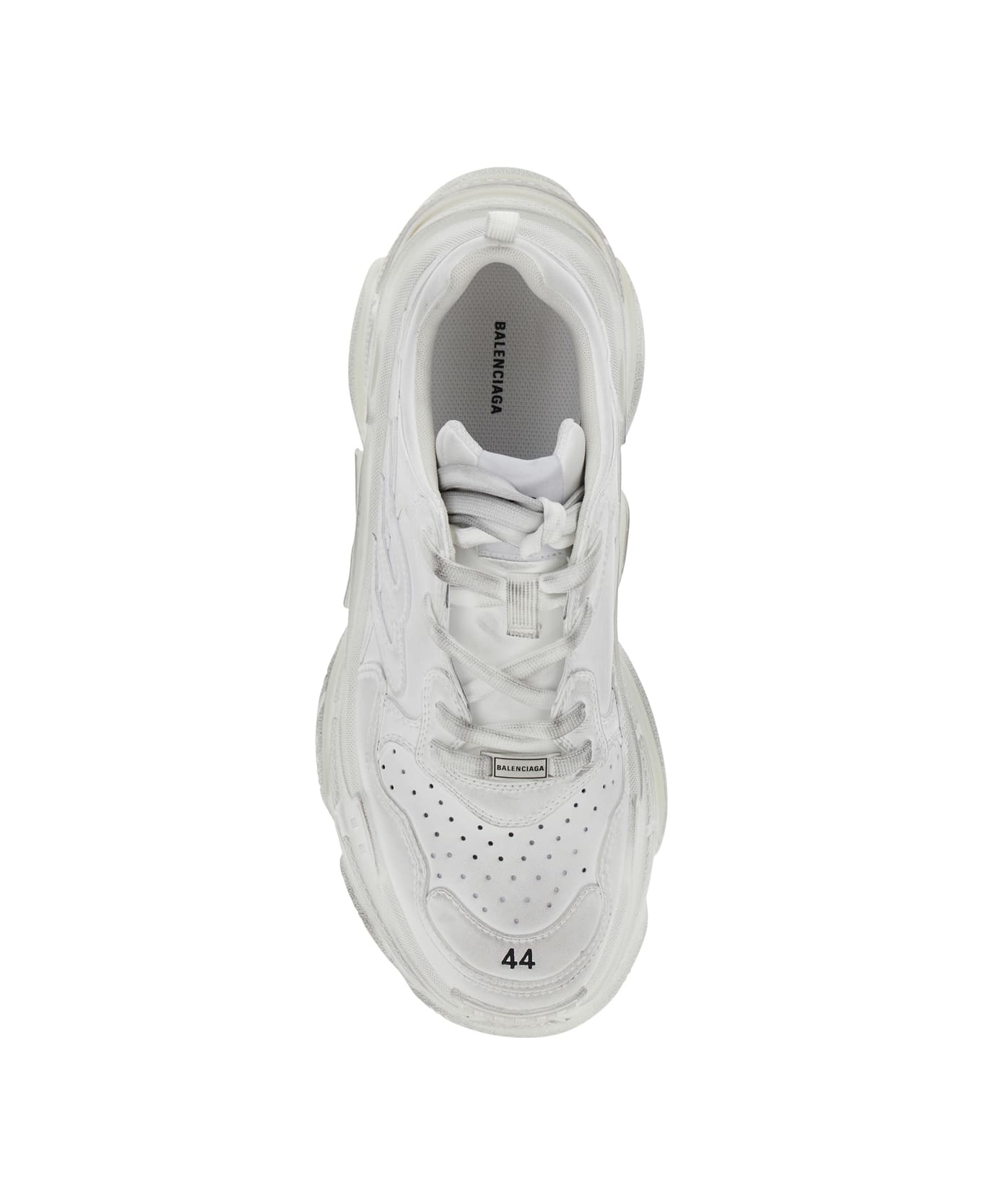 Balenciaga Triple S Sporty Sneakers - White
