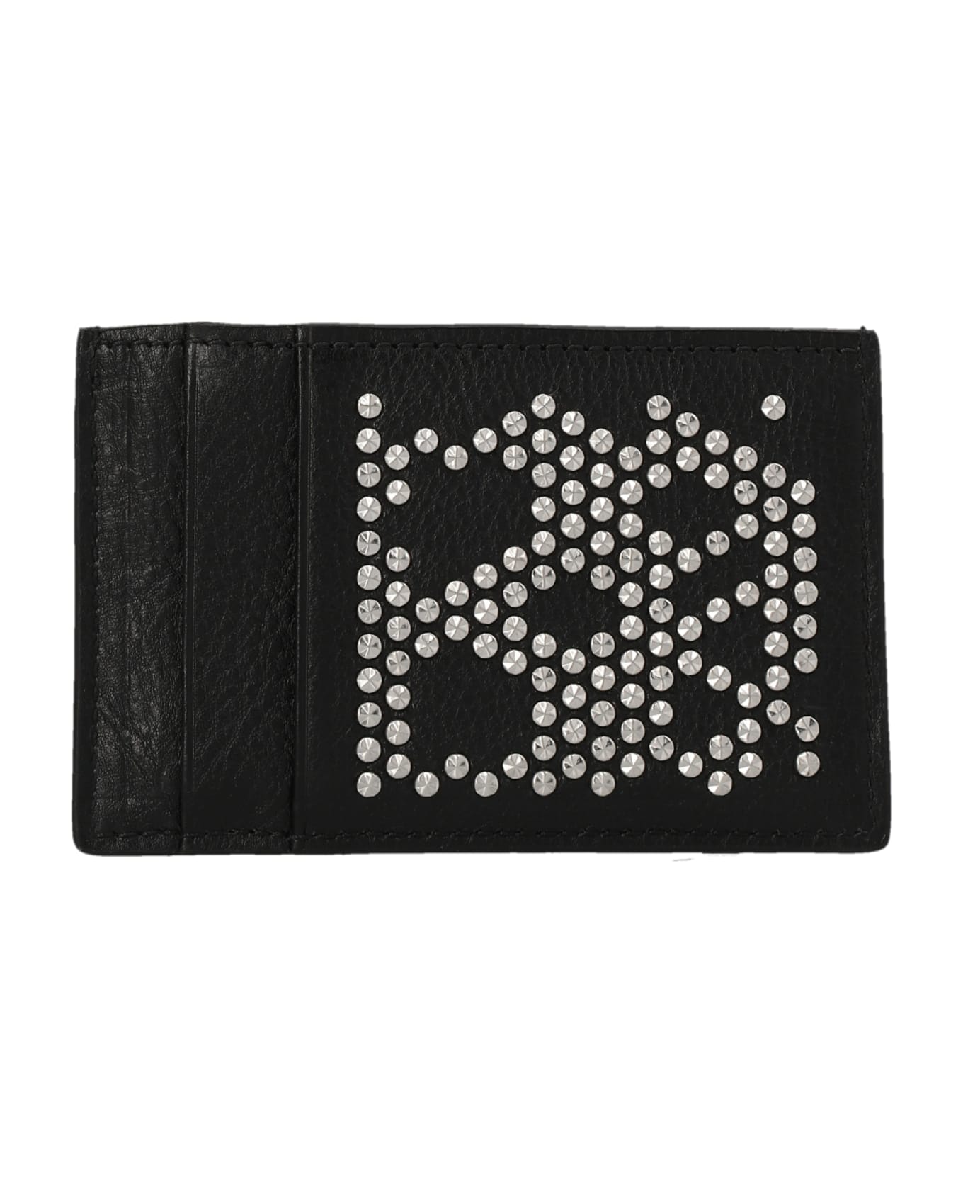 Alexander McQueen 'studded' Card Holder - Black 財布