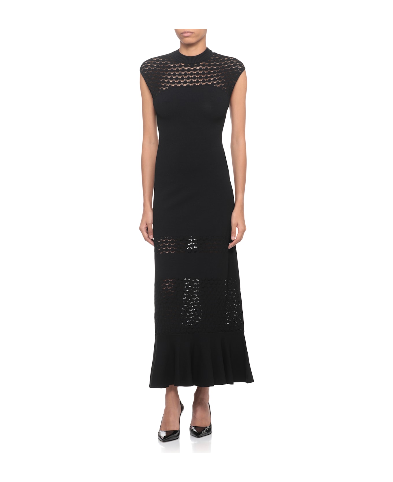 Lanvin Knitted Dress - Black ワンピース＆ドレス