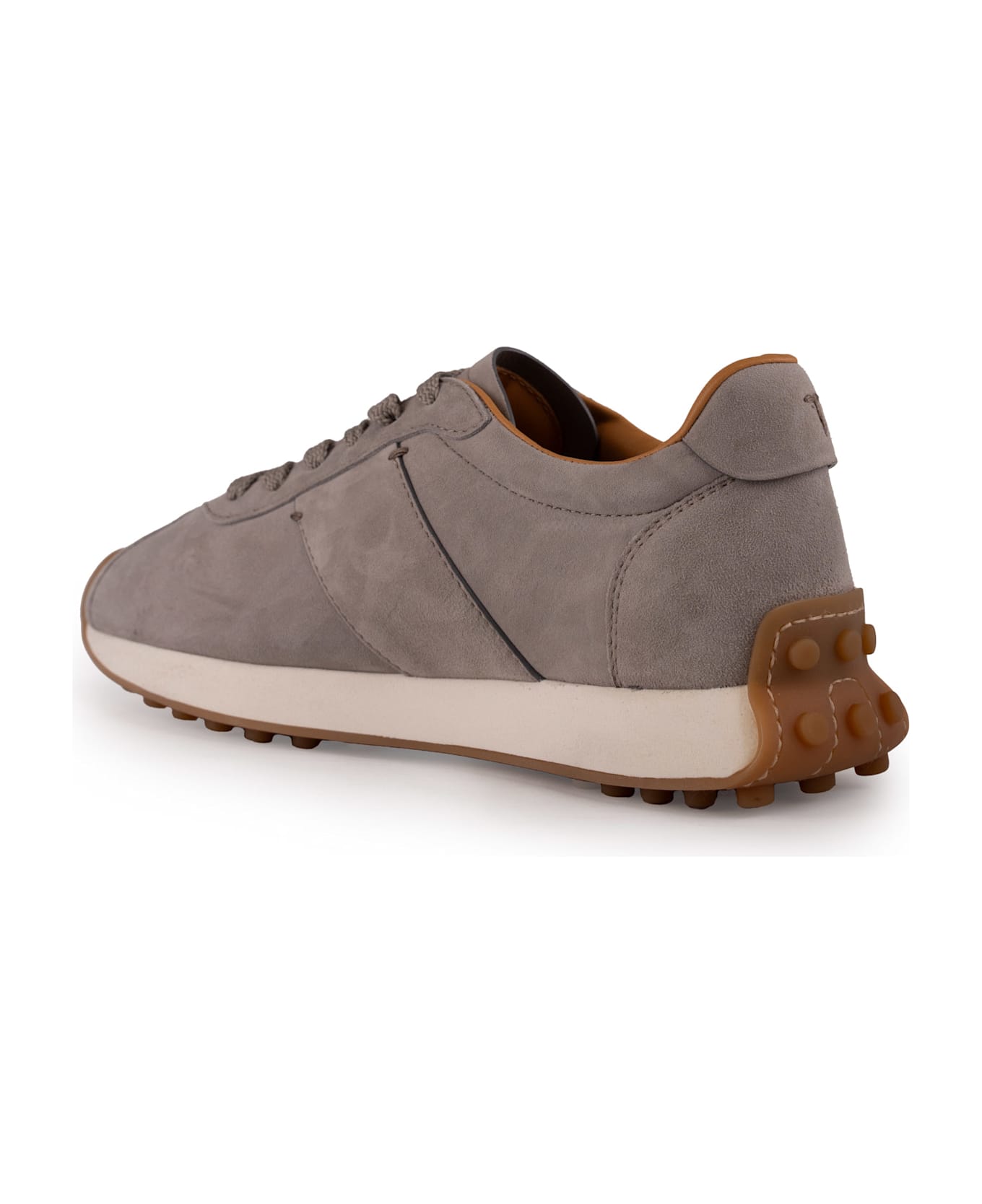 Tod
s T-vintage Sneakers In Suede - Grigio