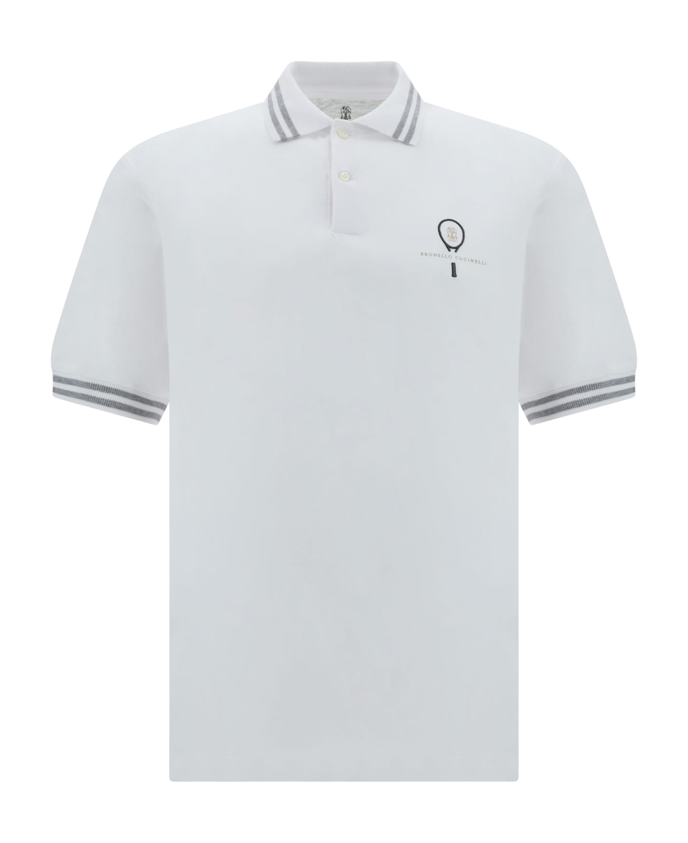 Brunello Cucinelli Polo Shirt - WHITE