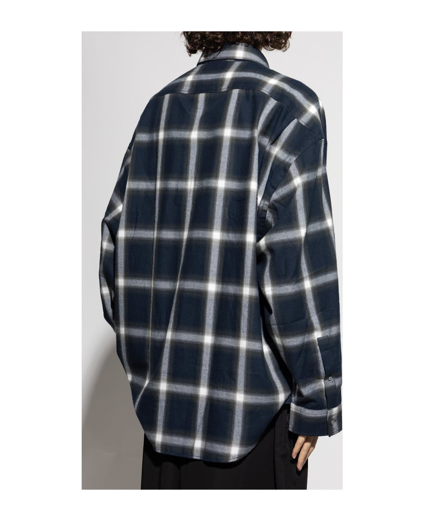 Acne Studios Plaid Shirt - NAVY MULTI