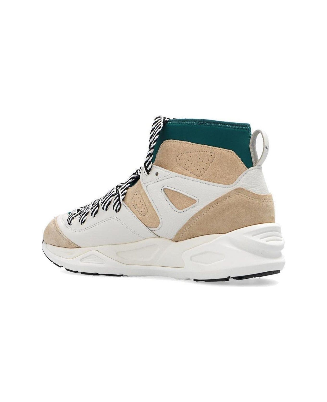 Puma X Ami Trc Blaze Mid Lace-up Sneakers - White スニーカー