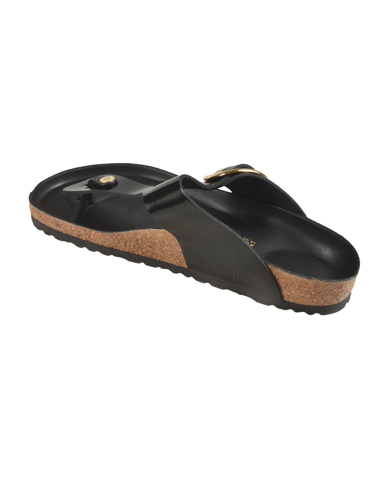 Birkenstock Gizeh Big Buckle Sandals - High-shine Black