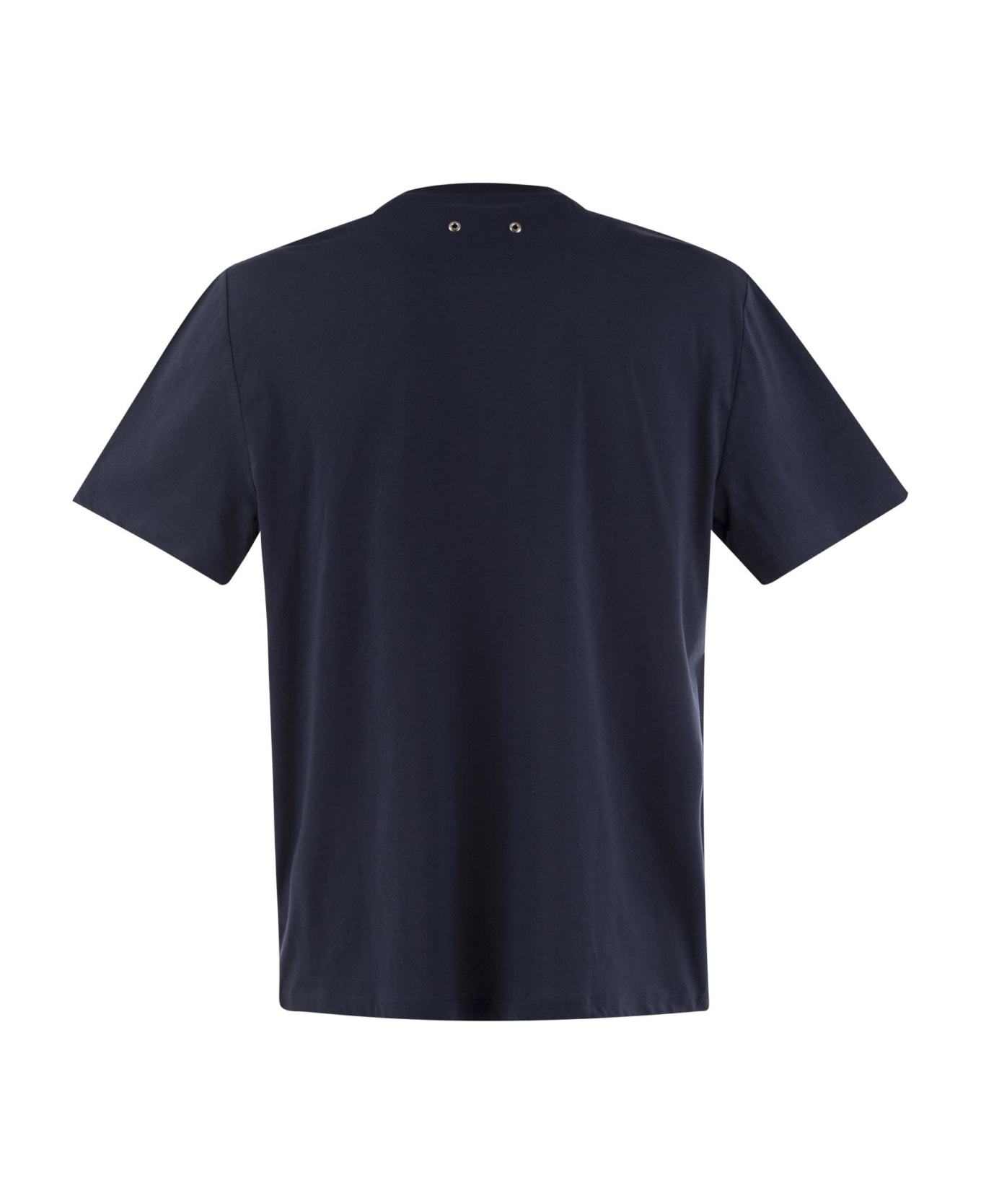 Vilebrequin Cotton T-shirt With Pocket - Marine Blue