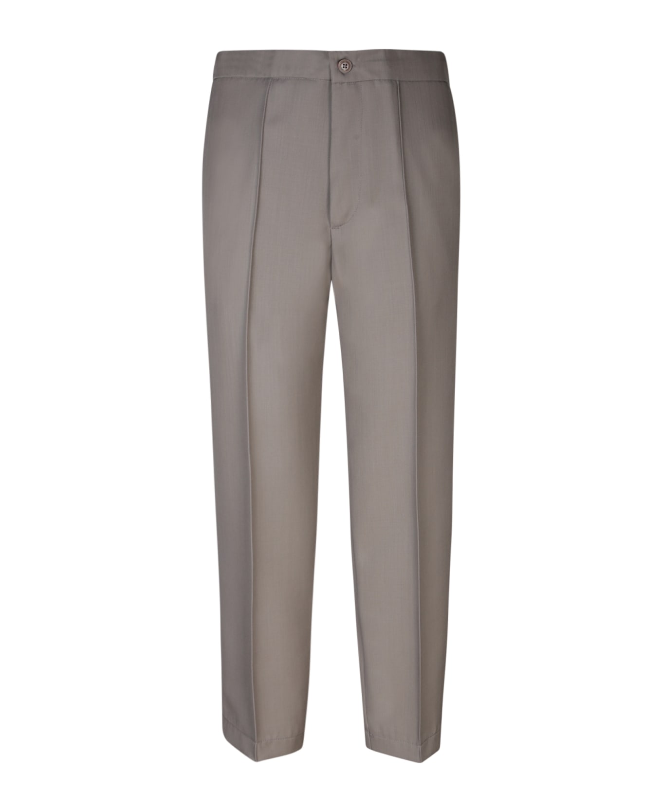 costumein Grey Wide-leg Trousers - Grey
