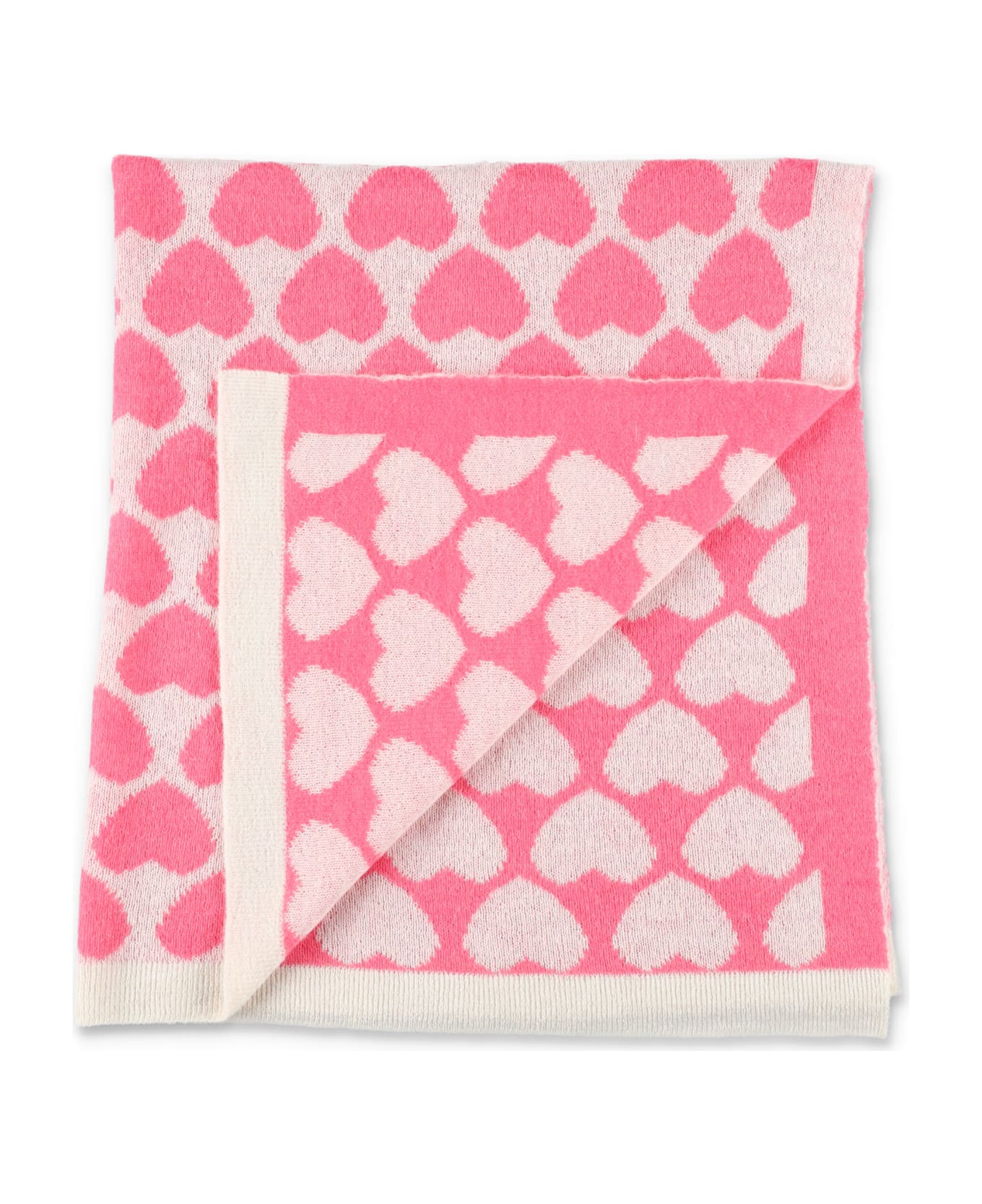 Bonton Hearts Blanket - ROSE