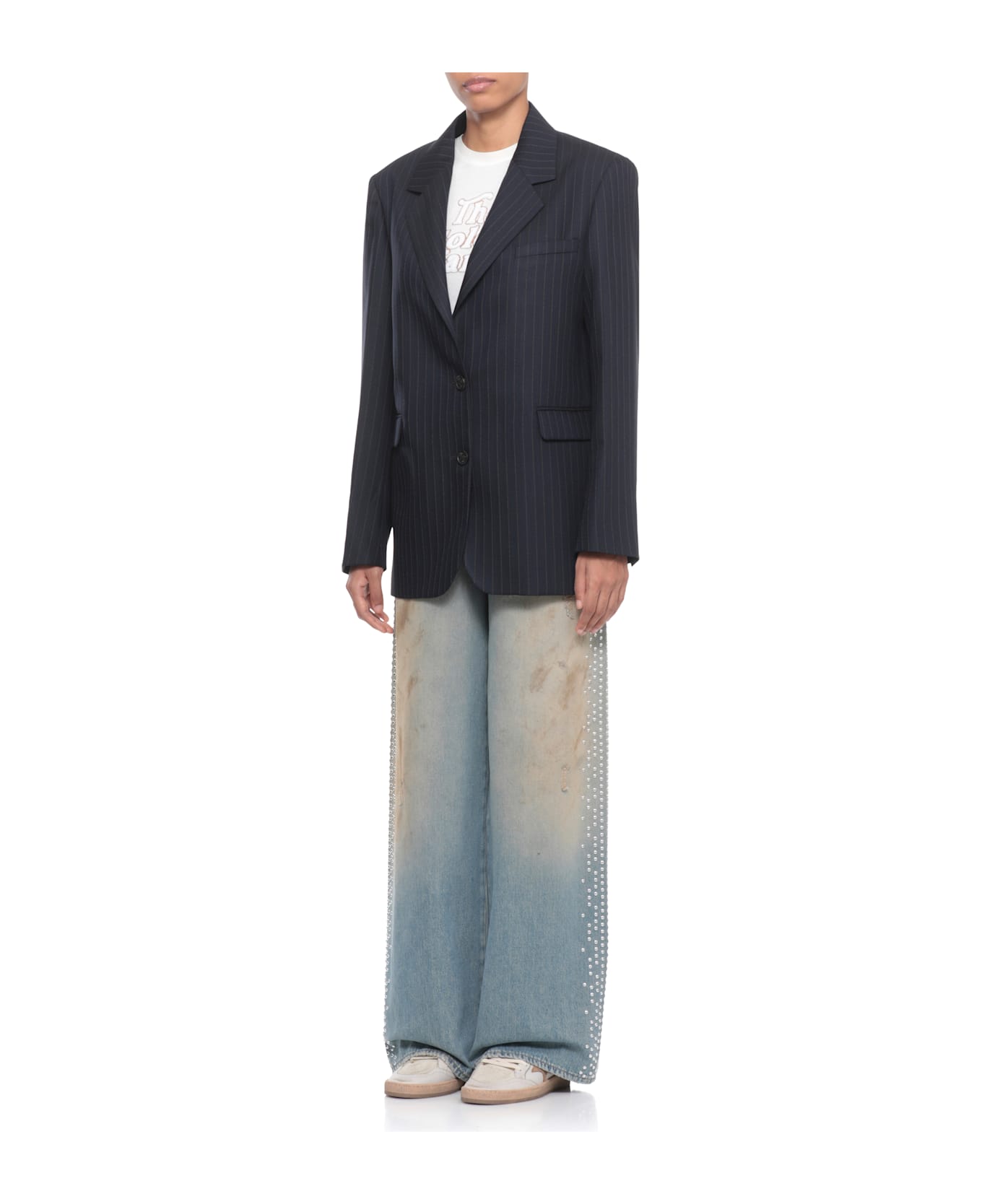 Golden Goose Wool Blazer - Blue