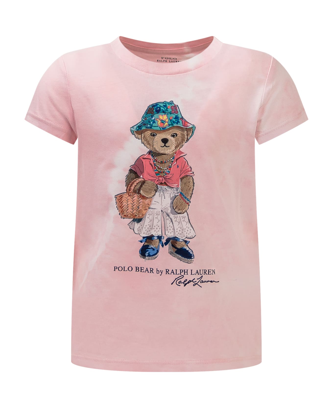 Polo Ralph Lauren Polo Bear T-shirt - HINT OF PINK TIE DYE