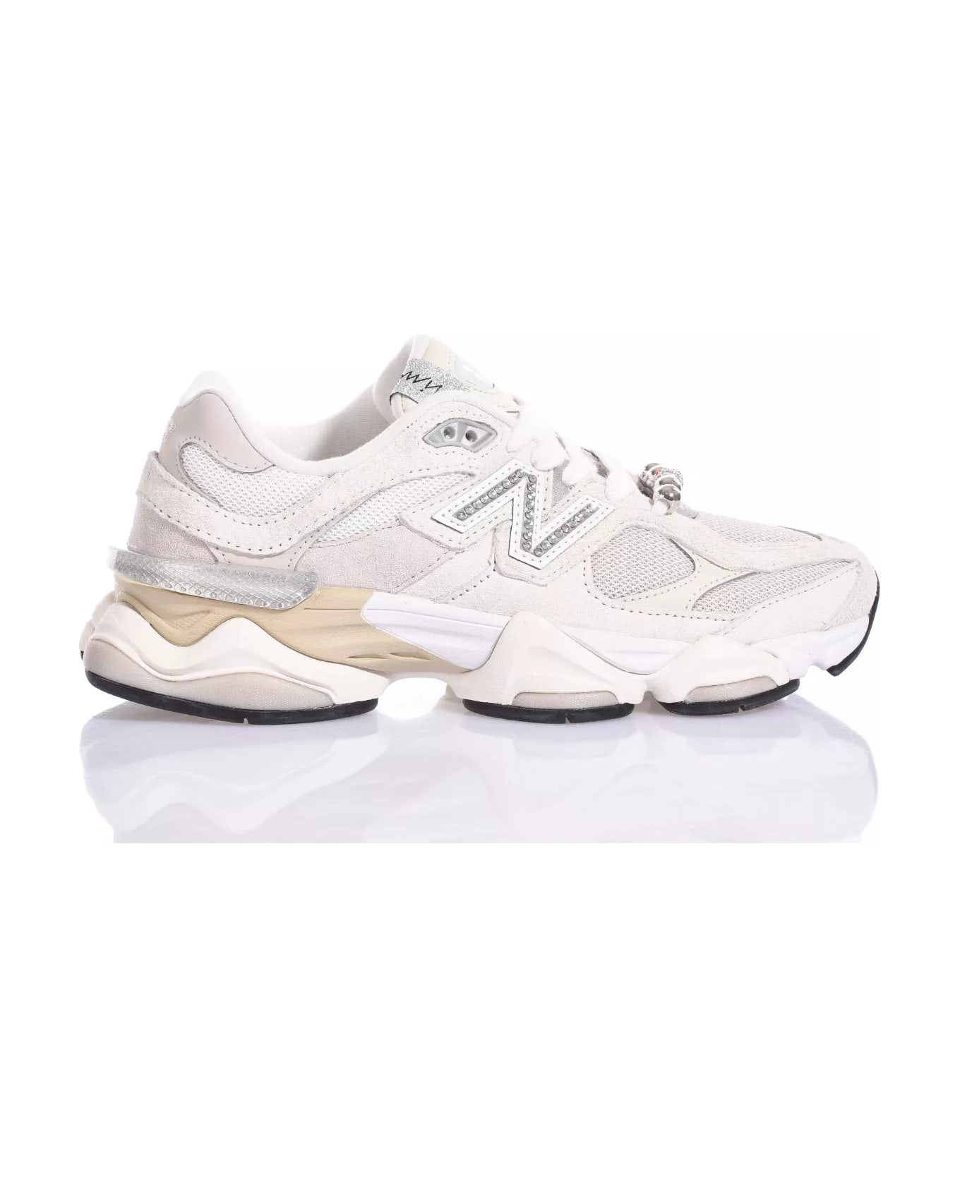 Mimanera New Balance 9060 Chalk Swarovski