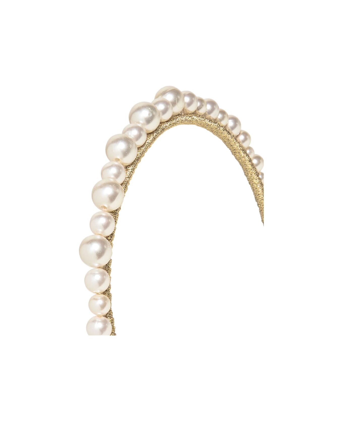 Jennifer Behr Hair Accessory - GOLD/WHITE